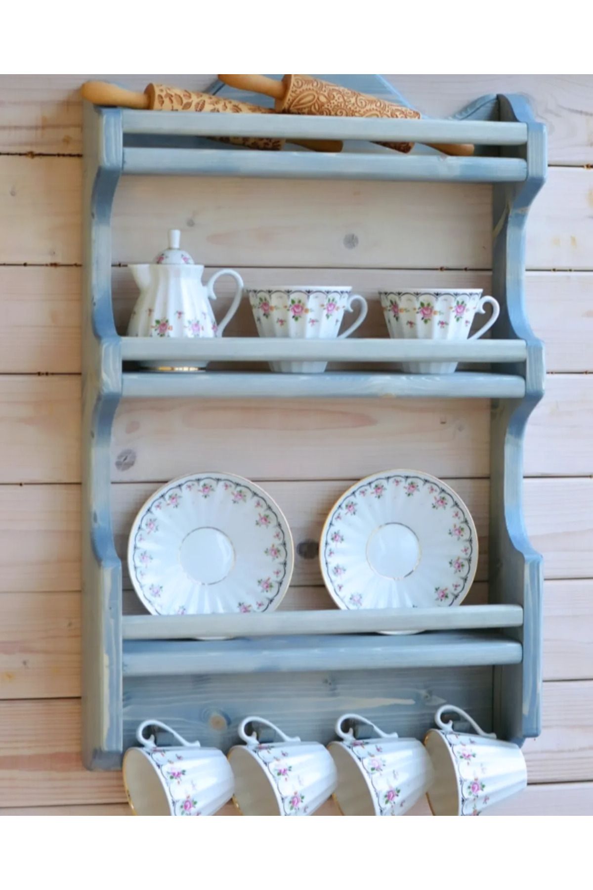 Picco Wood Ahşap baharatlık,fincanlık terek