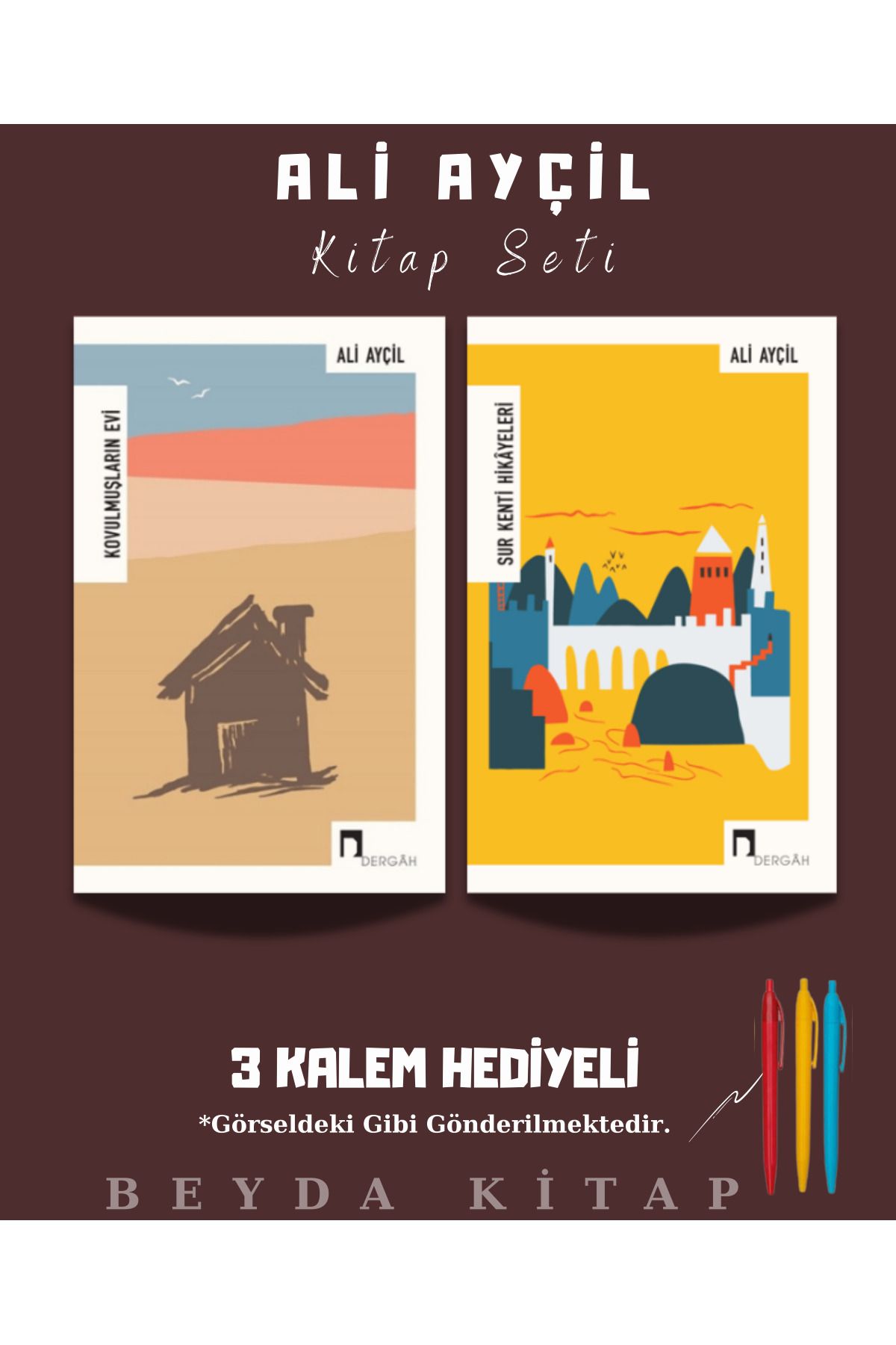 Dergah Yayınları Kovulmuşların Evi - Sur Kenti Hikayeleri - Ali Ayçil - Kalem Hediyeli