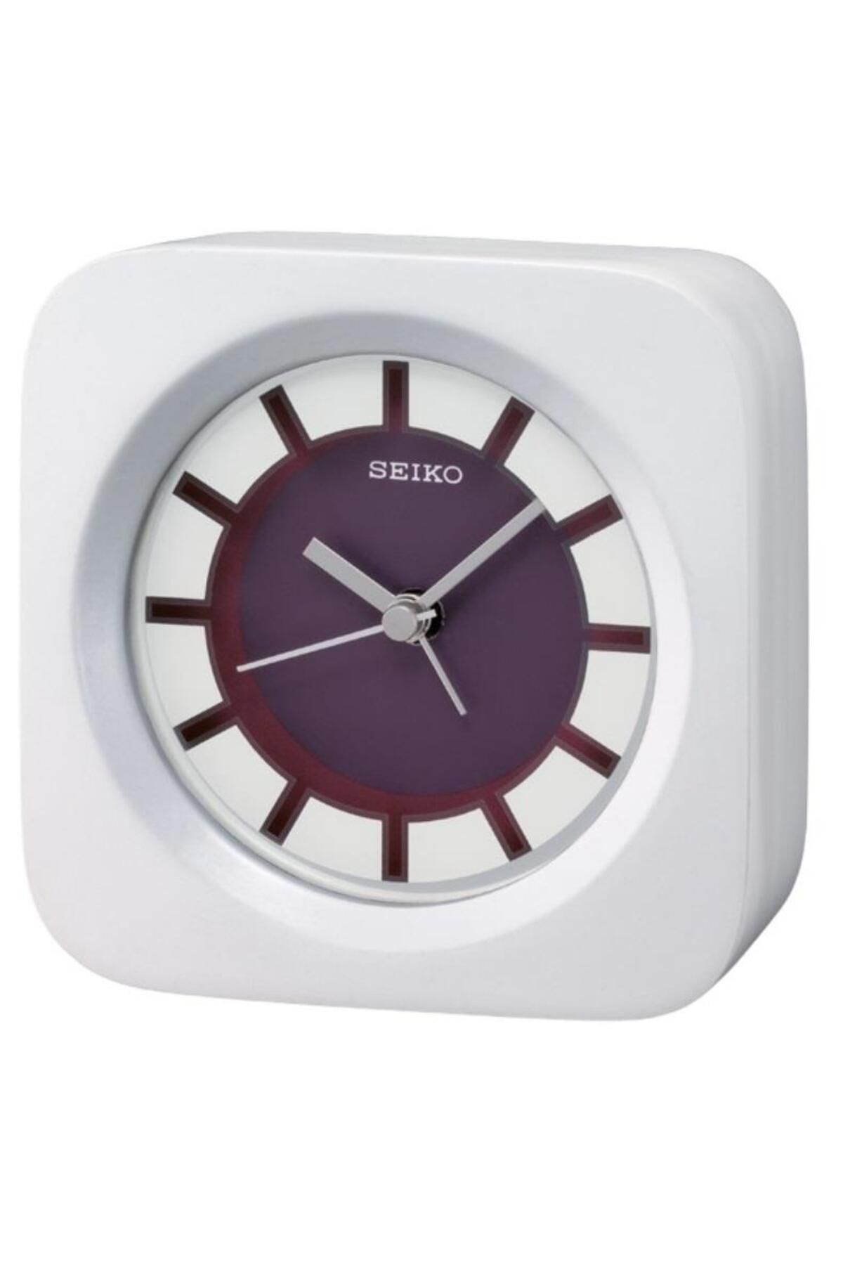 Seiko Clocks Qxe028r Ahşap Kasa Alarmlı Masa Saati