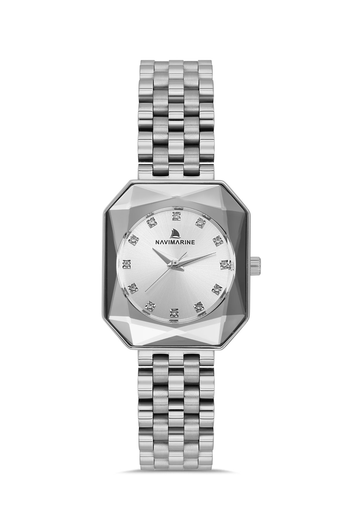 LeeWillson Gümüş Renk Çelik Kordon, 28 mm Gümüş Renk Kasa, Quartz Kadın / Kız Kol Saati 2 Yıl Garantili