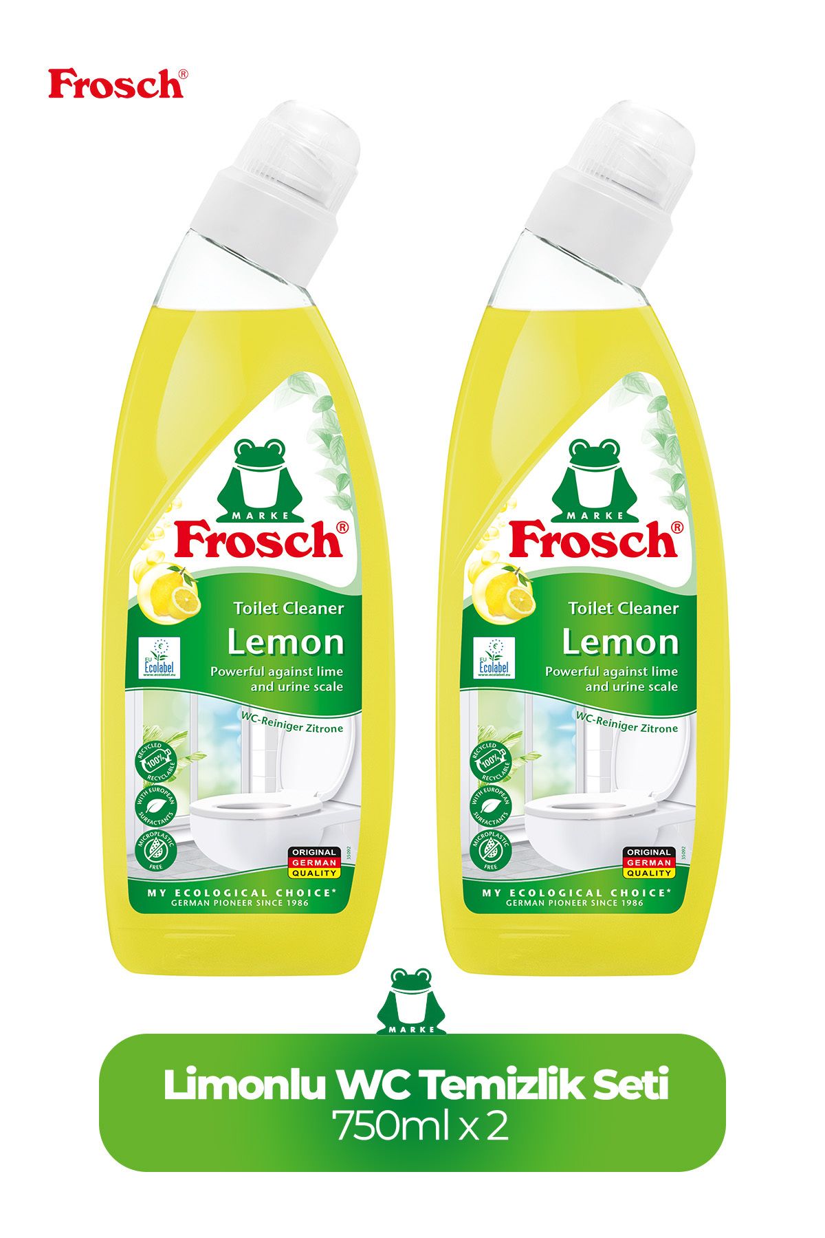 Frosch Limonlu WC Temizlik Seti 2'li (750 ml*2)