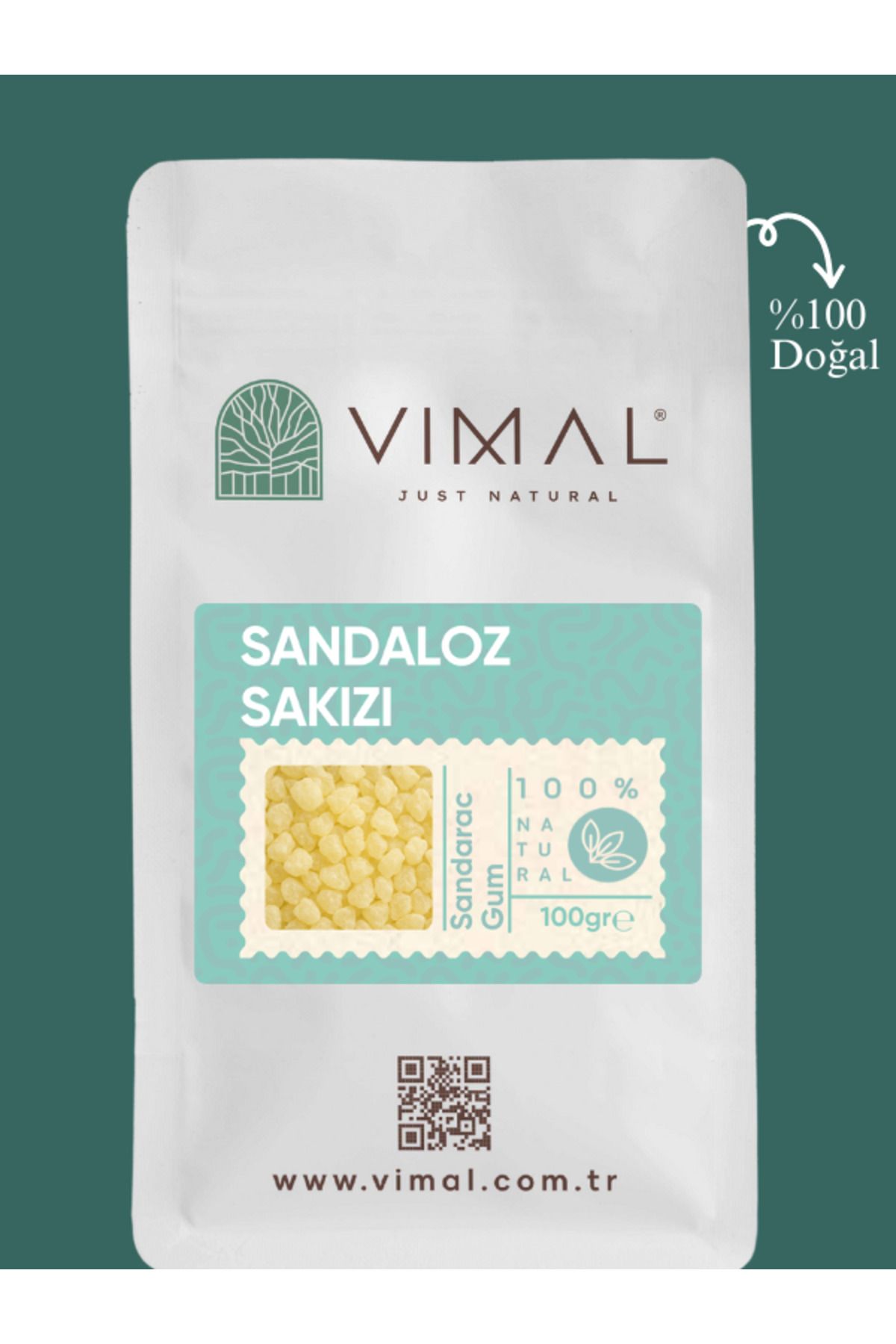 VIMAL Sandaloz Sakızı 100 gr ( Orijinal, Katkısız )