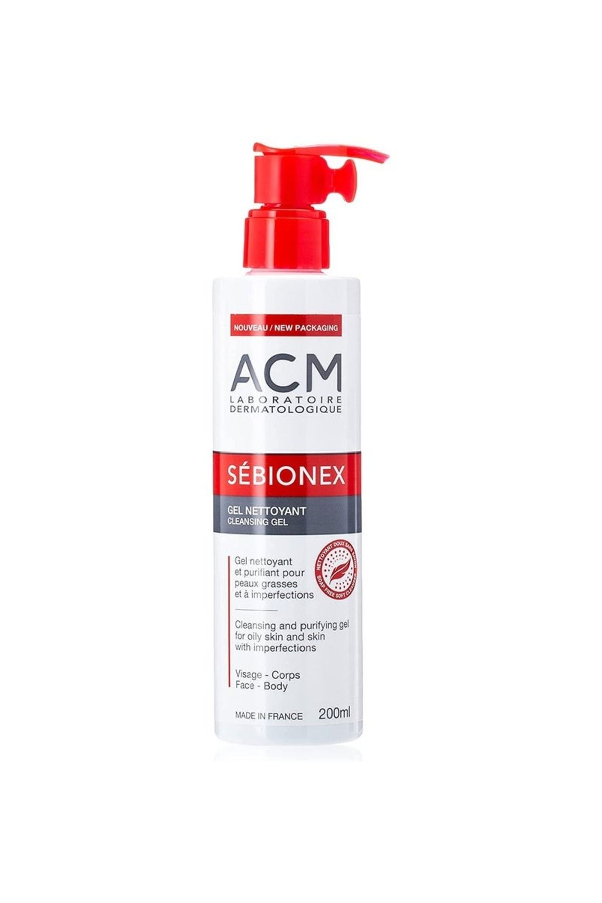 ACM-Oily Skin Cleansing Set Gel 200ml + Soap 100g for deep cleansing and reducing shine 3