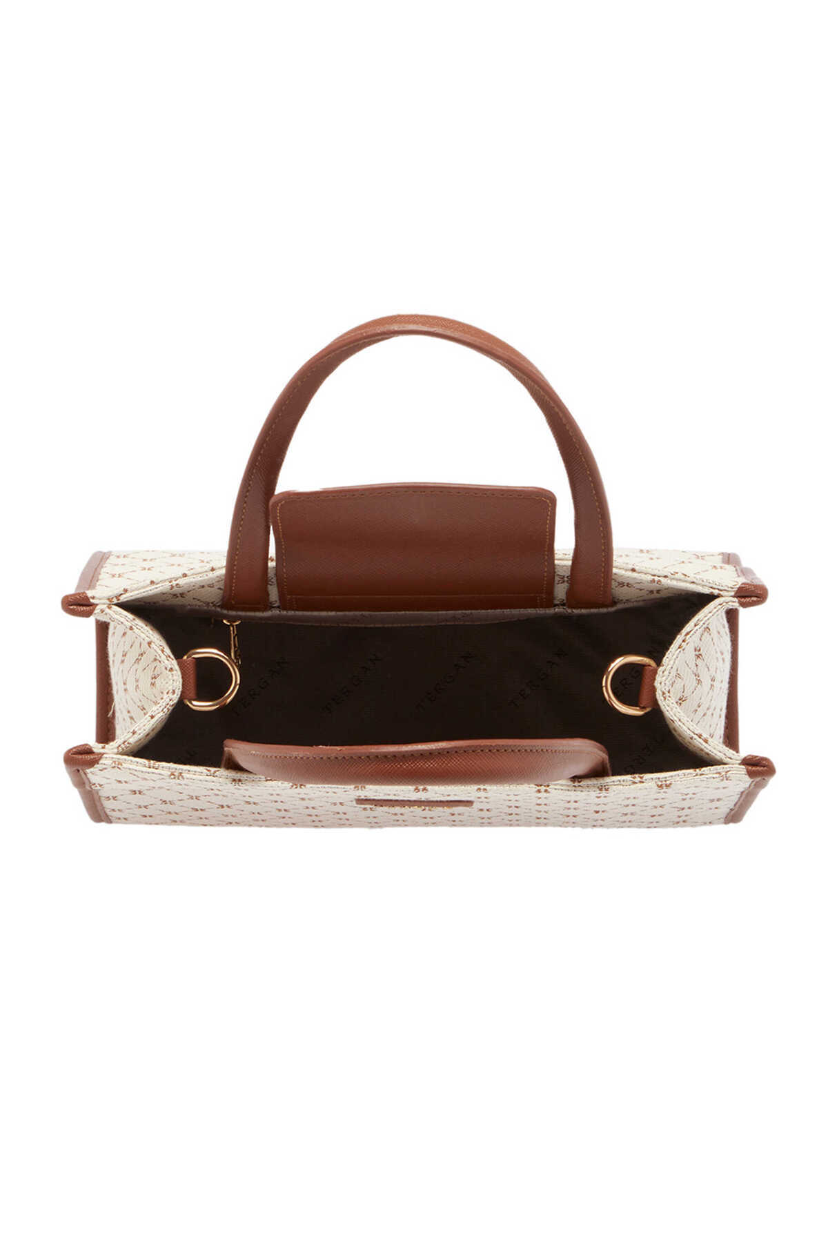 Tergan-Beige Textile Women's Handbag - S25Y1Twc0702-S7G 4