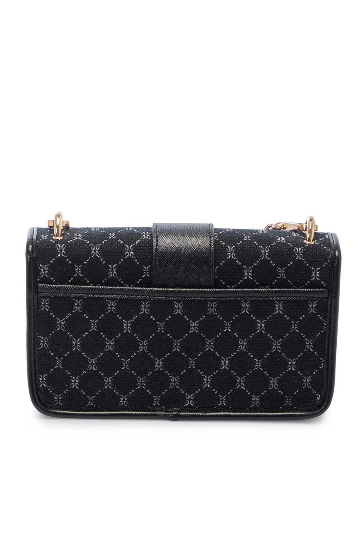 Tergan-Black Textile Women's Crossbody Bag - S25Y1Twc0715-R0P 3