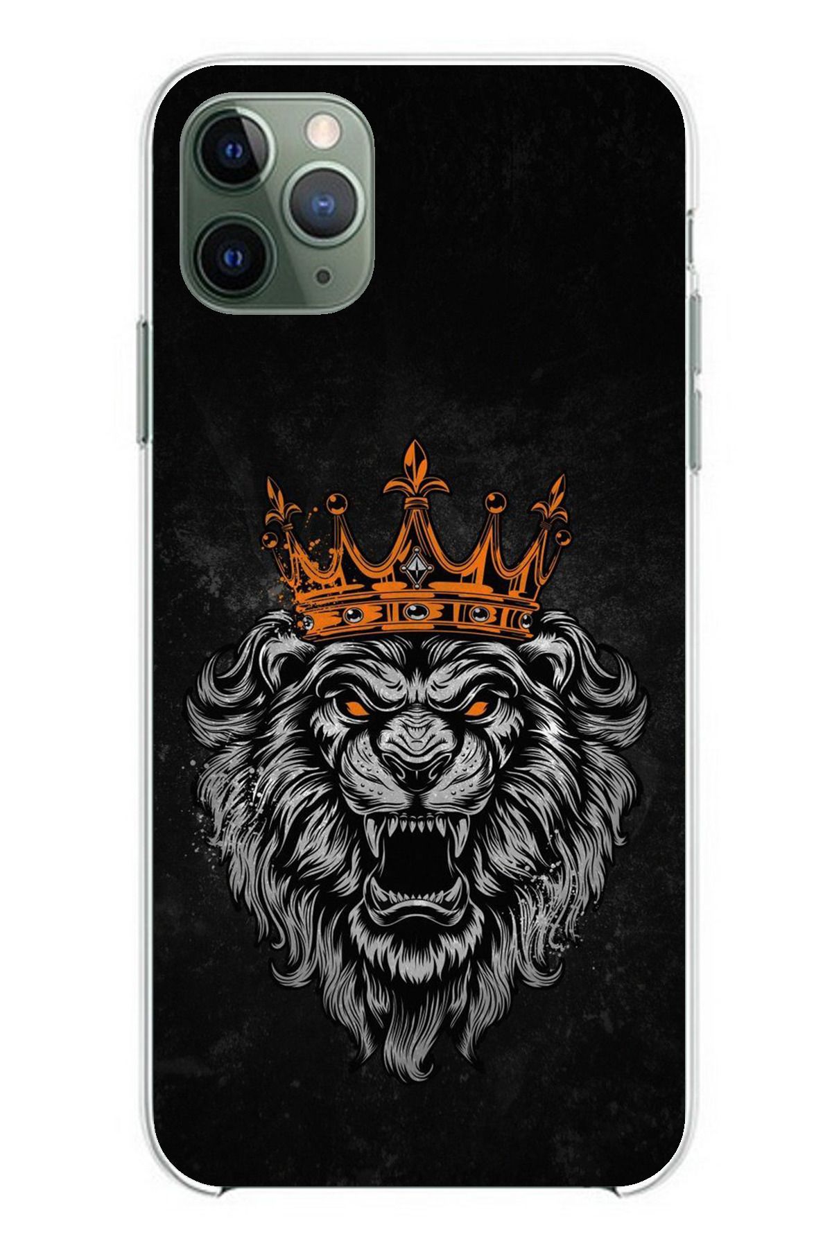 TechTree iPhone 11 PRO Uyumlu Kurt Ruhu Şeffaf Silikon Kılıf