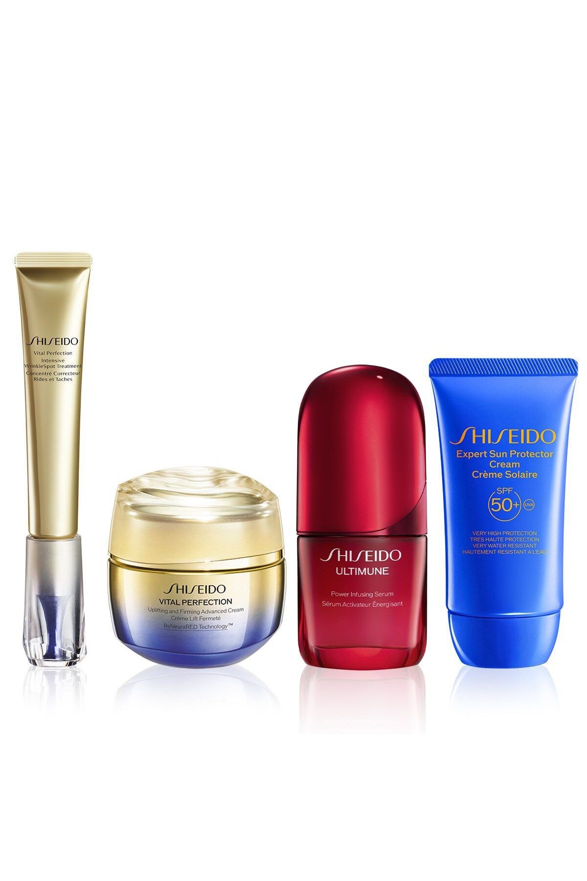 Shiseido BEST SELLER Retinol İçeren Cilt Sıkılaştırıcı Yenileyici ve Güneşten Koruyucu Komple Bakım Seti
