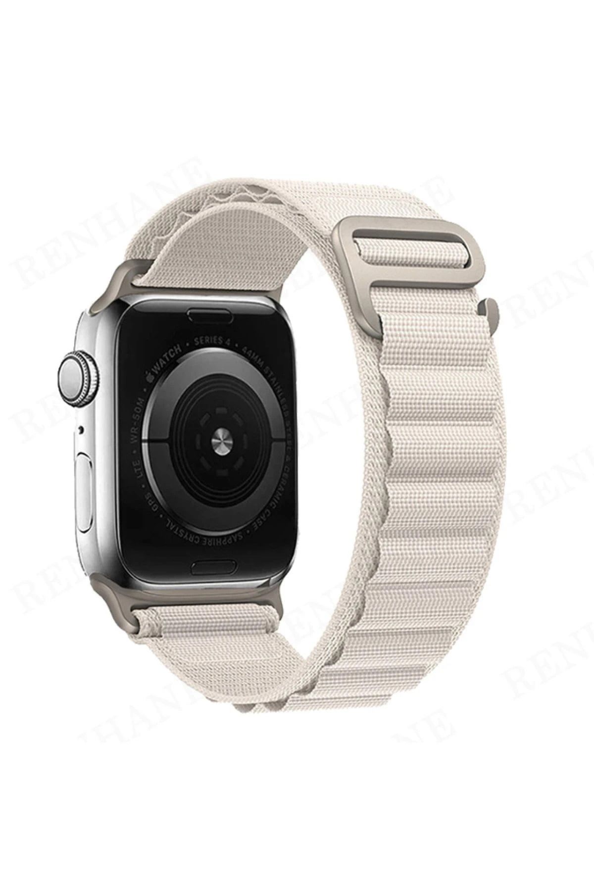 NewFace Apple Watch 38mm Mountain Kordon - Beyaz INSLM