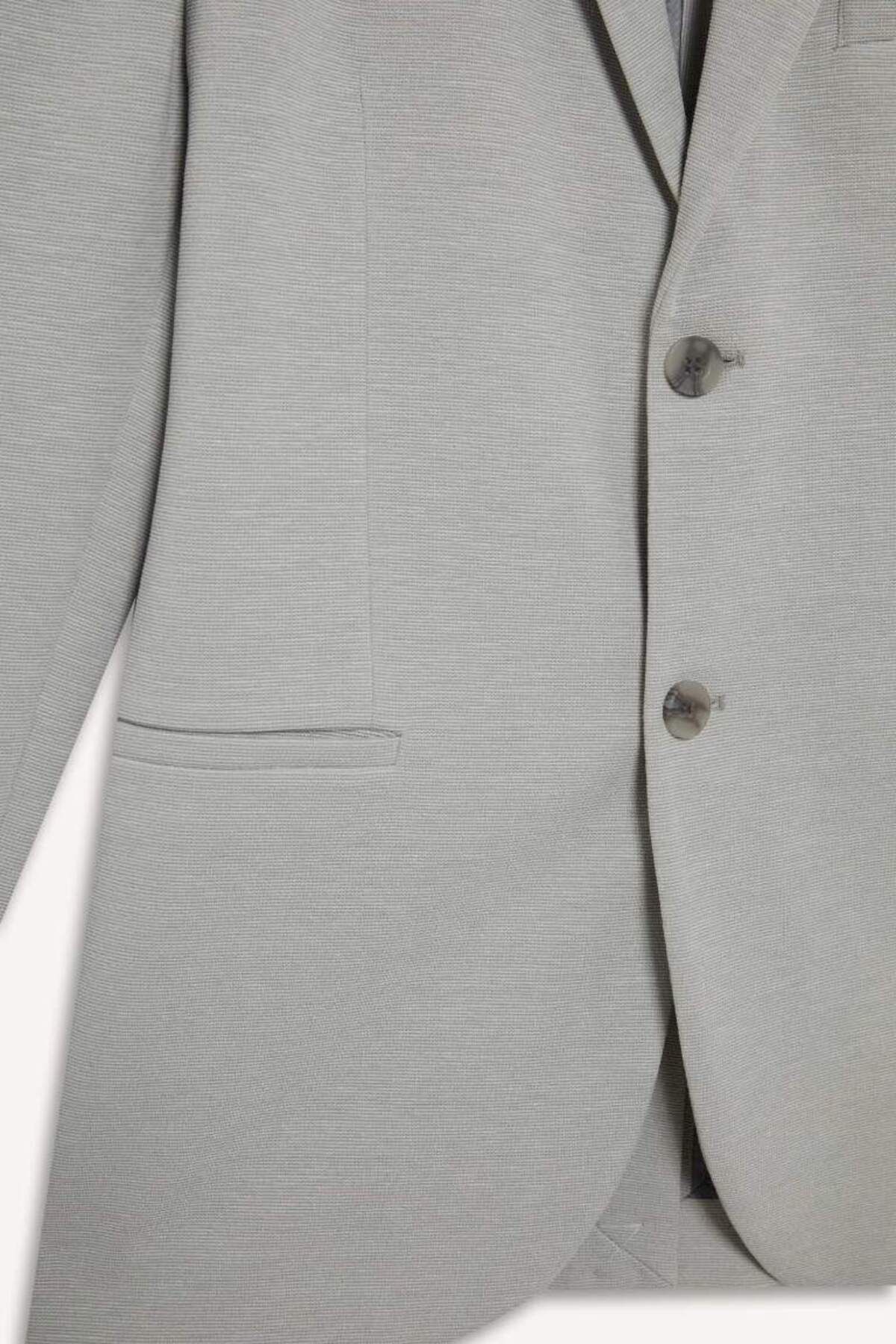 DeFacto-New Season Slim Fit Slim Fit Half Lined Blazer Jacket 8