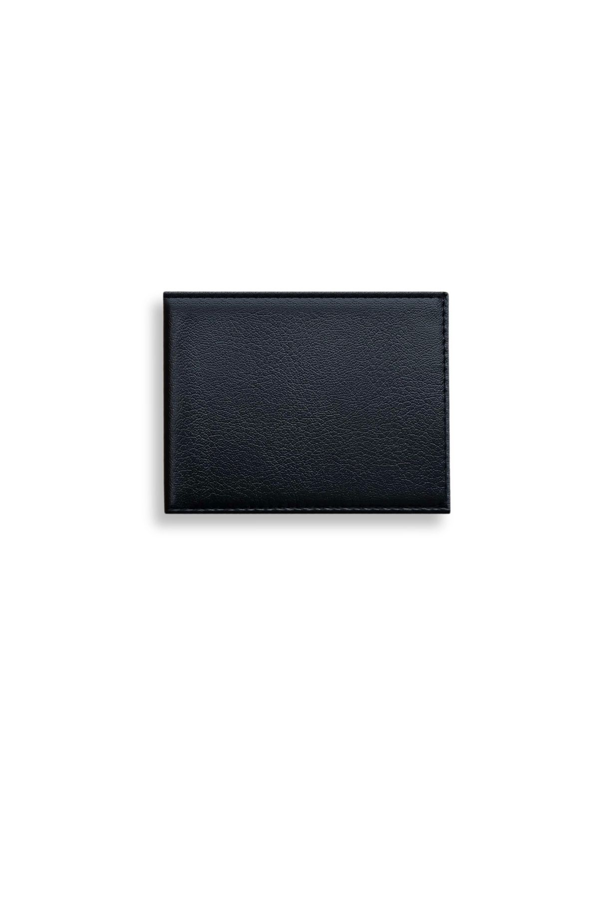 کیف پول مردانه نمونه کارها چرمی زیبا کلاسیک 10 دارنده کارت اعتباری سیاه VANİLLA COLLECTİON