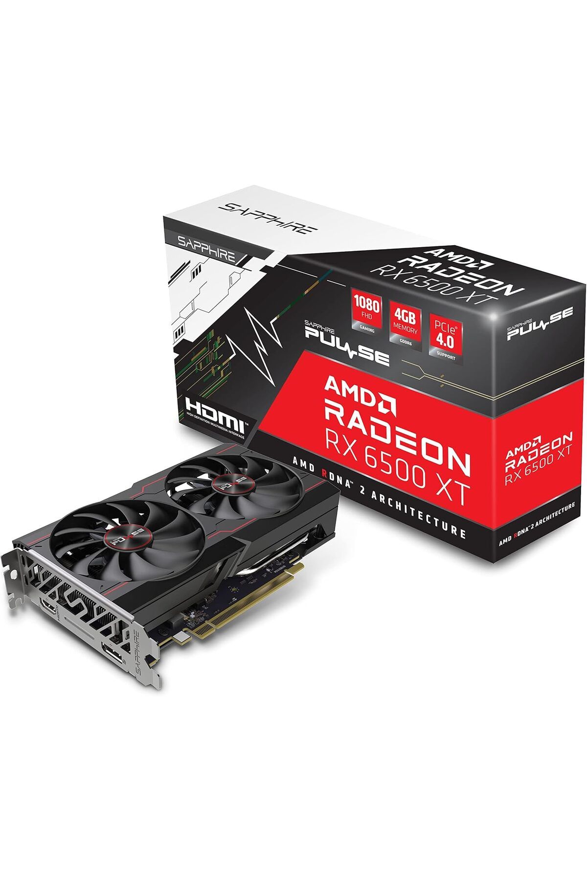 Mu Art Ahşap Mrt SAFIR DARBE AMD RADEON™ RX 6500 XT OYUN OC 8GB GDDR6 HDMI/DP LITE Art 871301