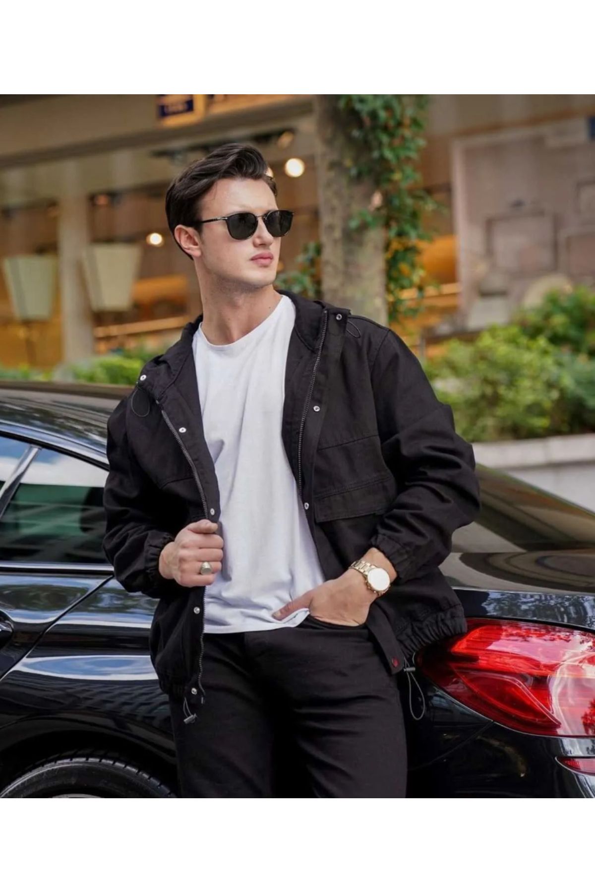 Sknc Mevsimlik Oversize Gabardin Ceket Yeni Sezon