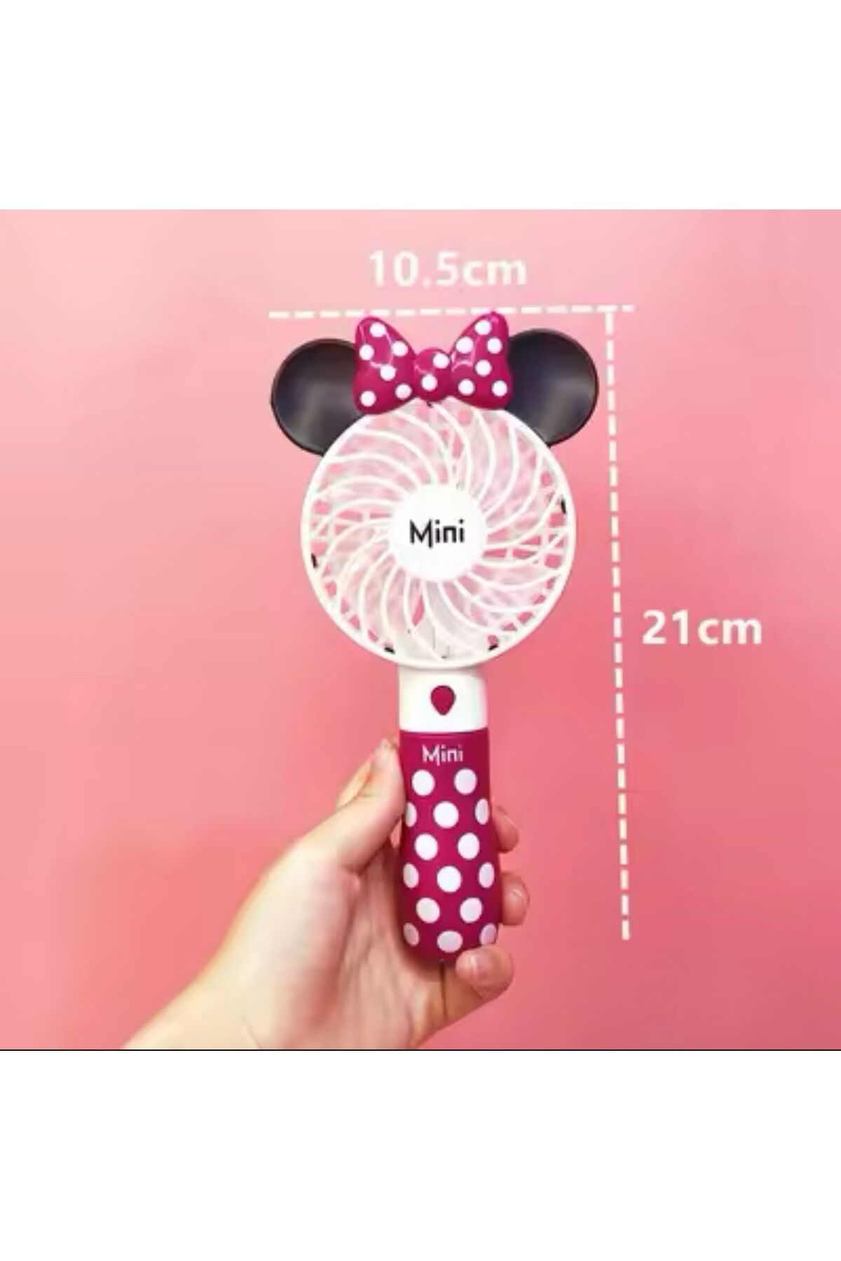 est-co Şarjlı El Vantilatörü (Mikie Mouse)