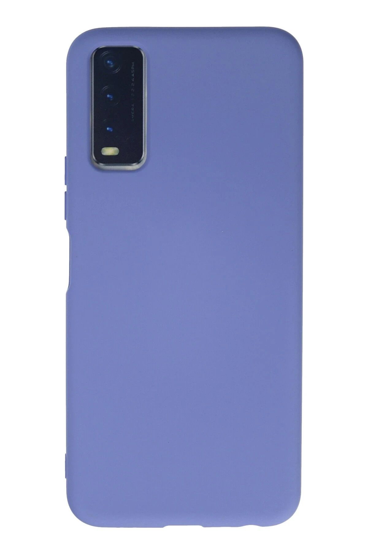 NewFace Vivo Y11S Kılıf Nano içi Kadife Silikon - Lila JOJUA