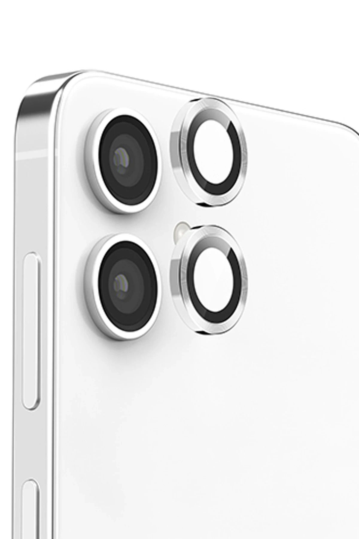 NewFace Samsung Galaxy A06 Raze Metal Kamera Lens - Gümüş DRSTR