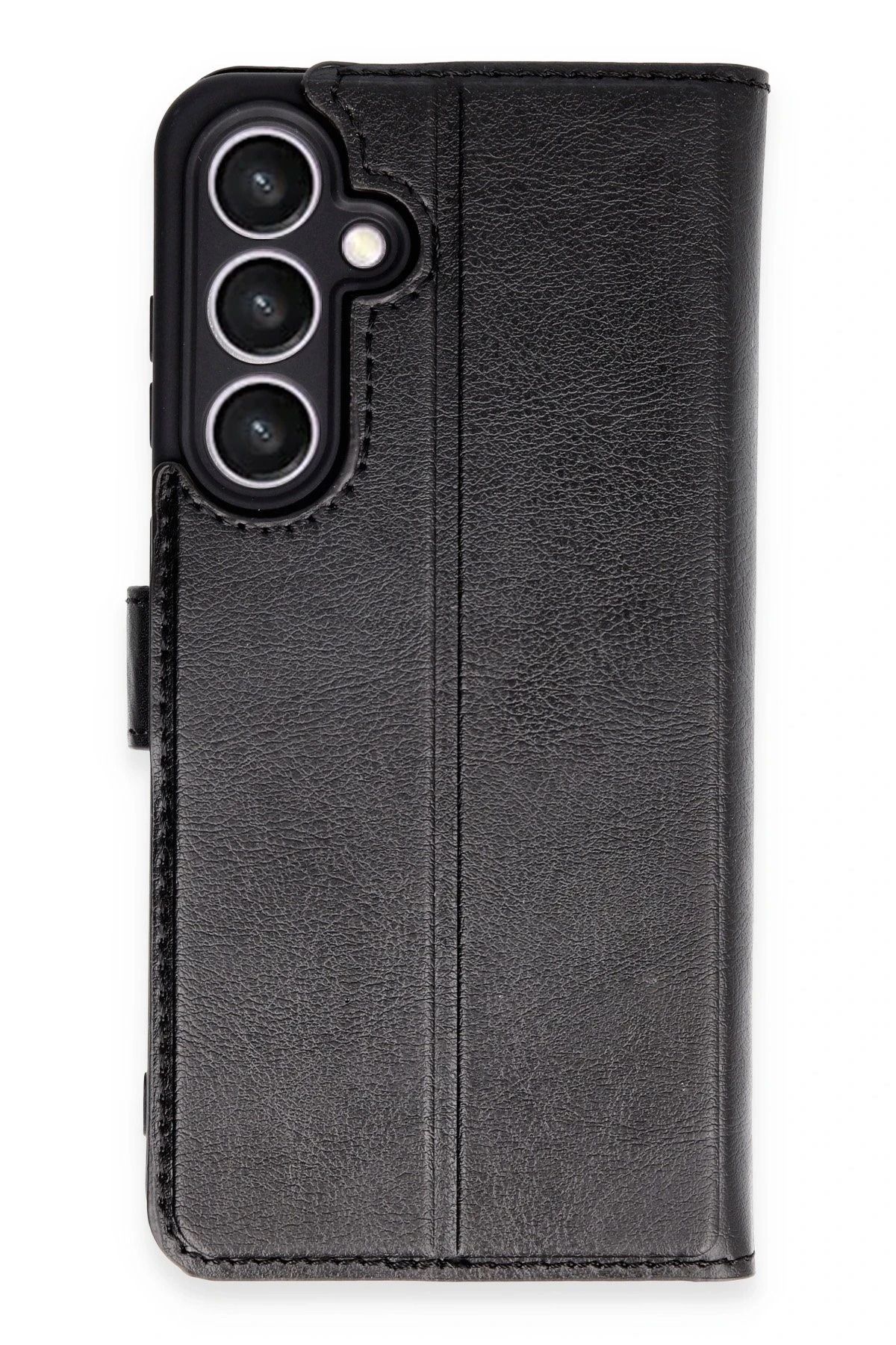 NewFace Samsung Galaxy S24 FE Kılıf Trend S Plus Kapaklı Kılıf - Siyah INSLM