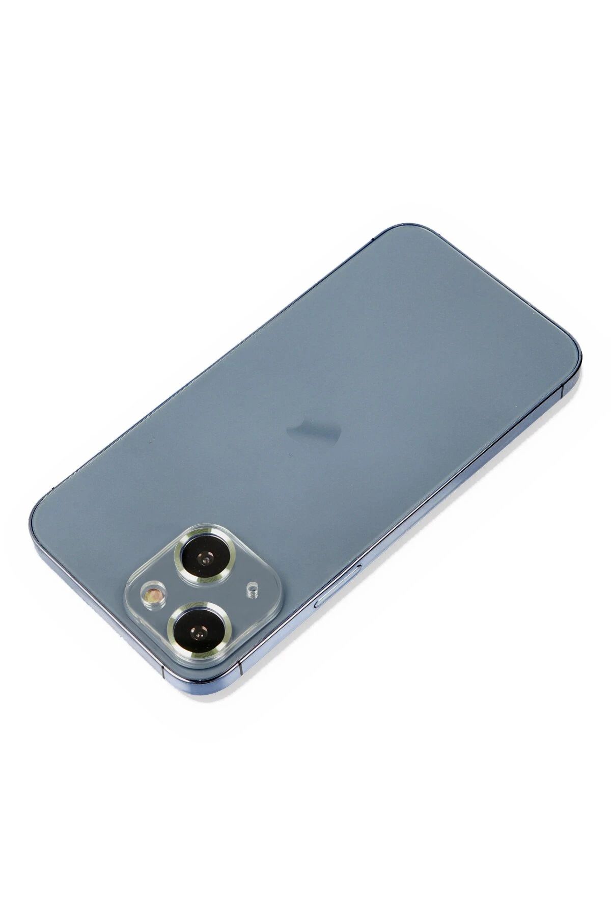 NewFace iPhone 13 Metal Kamera Lens Koruma Cam - Açık Yeşil ALMLA