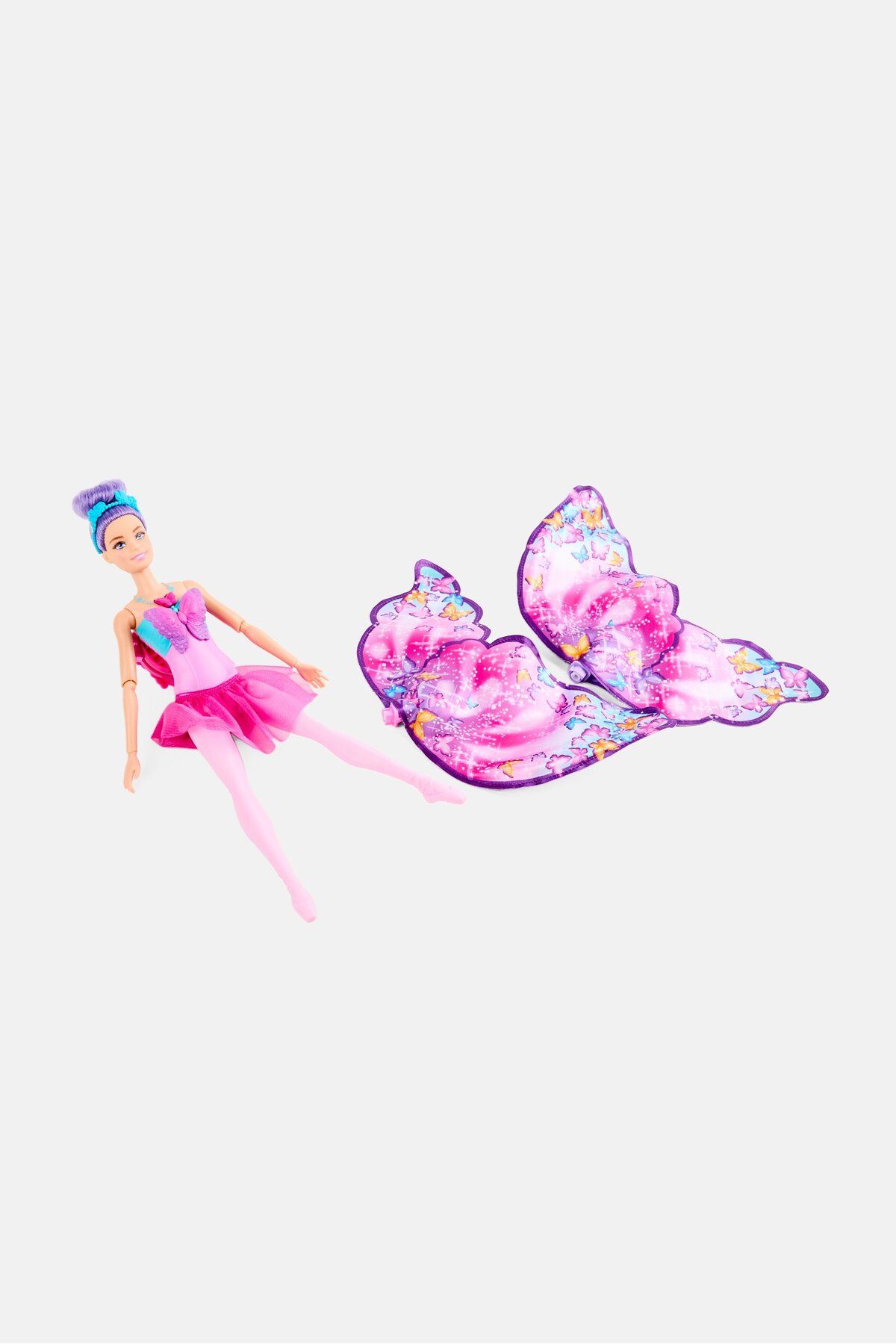 Barbie-Dance And Flutter 2-in-1 Transformation From Dancer To Butterfly Doll 3
