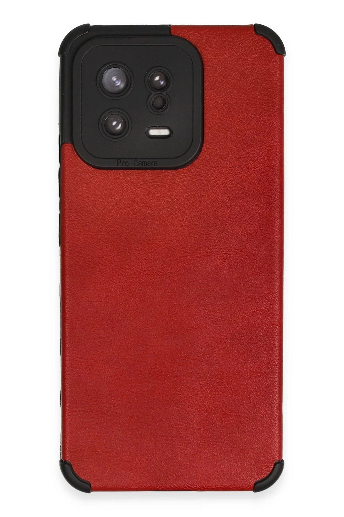 NewFace Xiaomi Mi 13 Kılıf Loop Deri Silikon - Kırmızı BSTMY