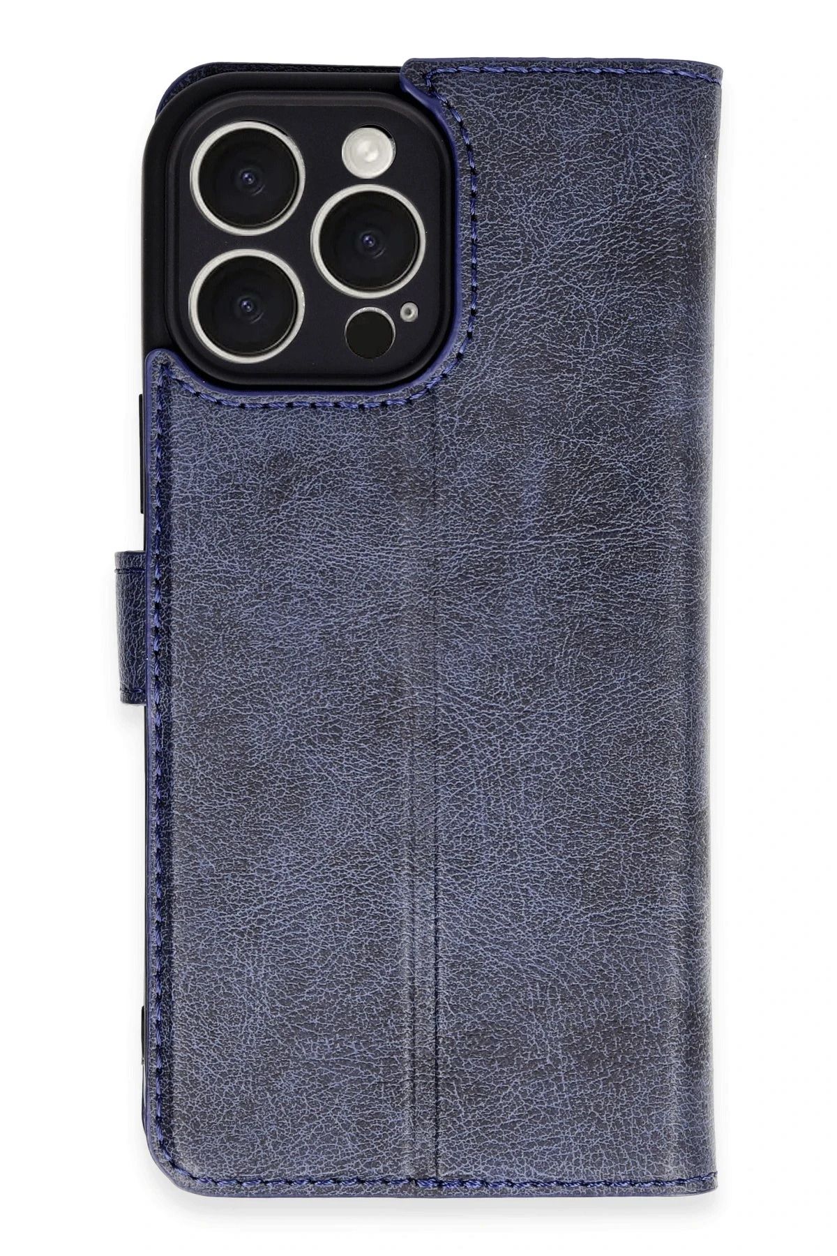 NewFace iPhone 16 Pro Max Kılıf Trend S Plus Kapaklı Kılıf - Lacivert INSLM