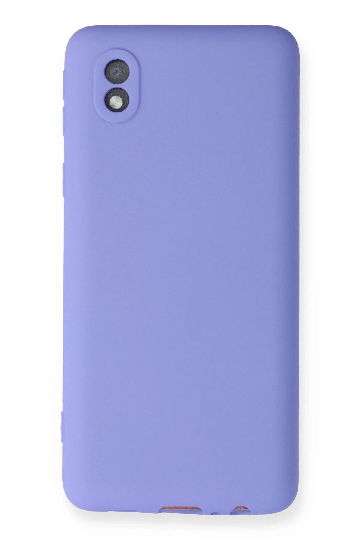 NewFace Samsung Galaxy A01 Core Kılıf First Silikon - Lila JOJUA