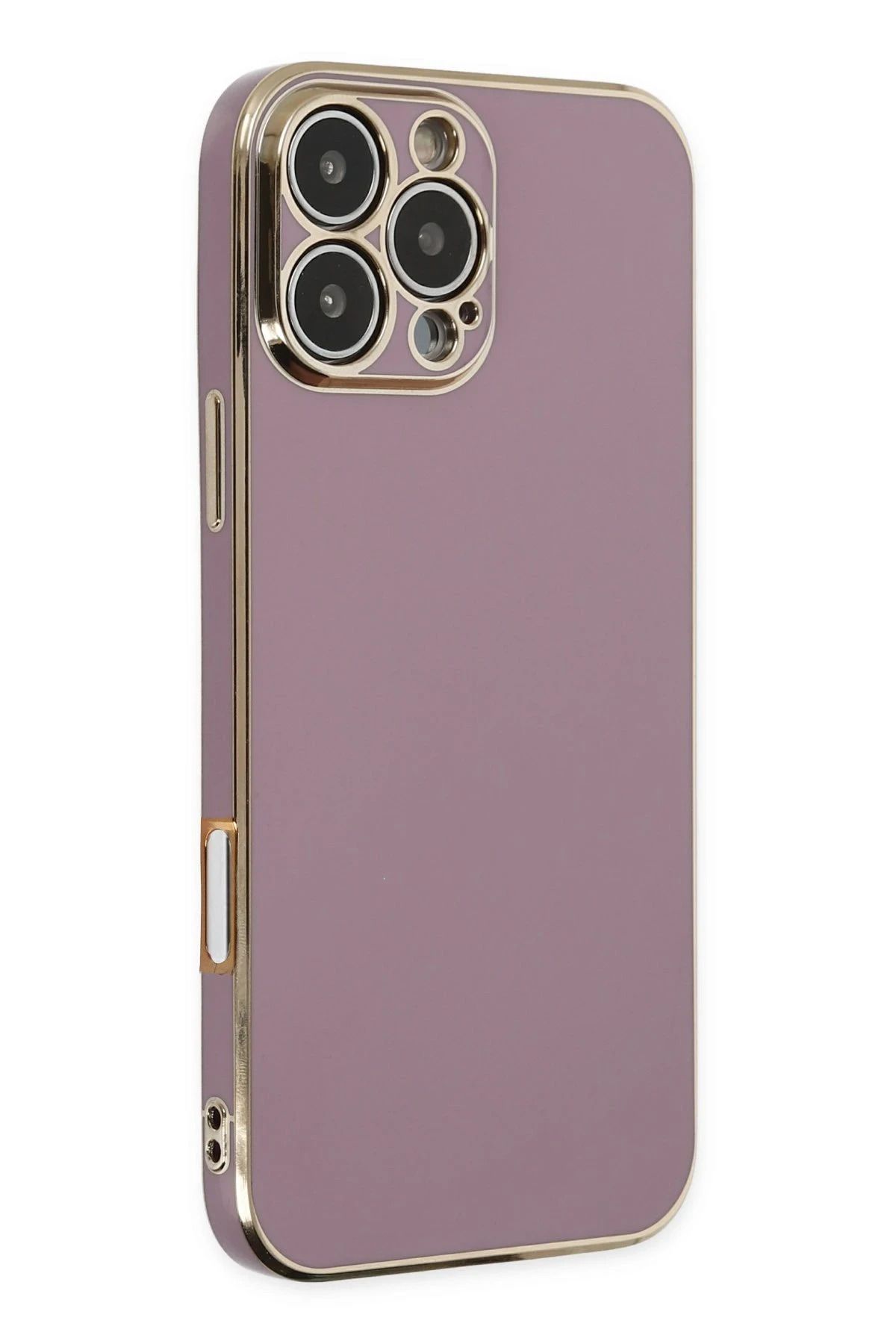 NewFace iPhone 16 Pro Max Kılıf Volet Silikon - Mor JOJUA