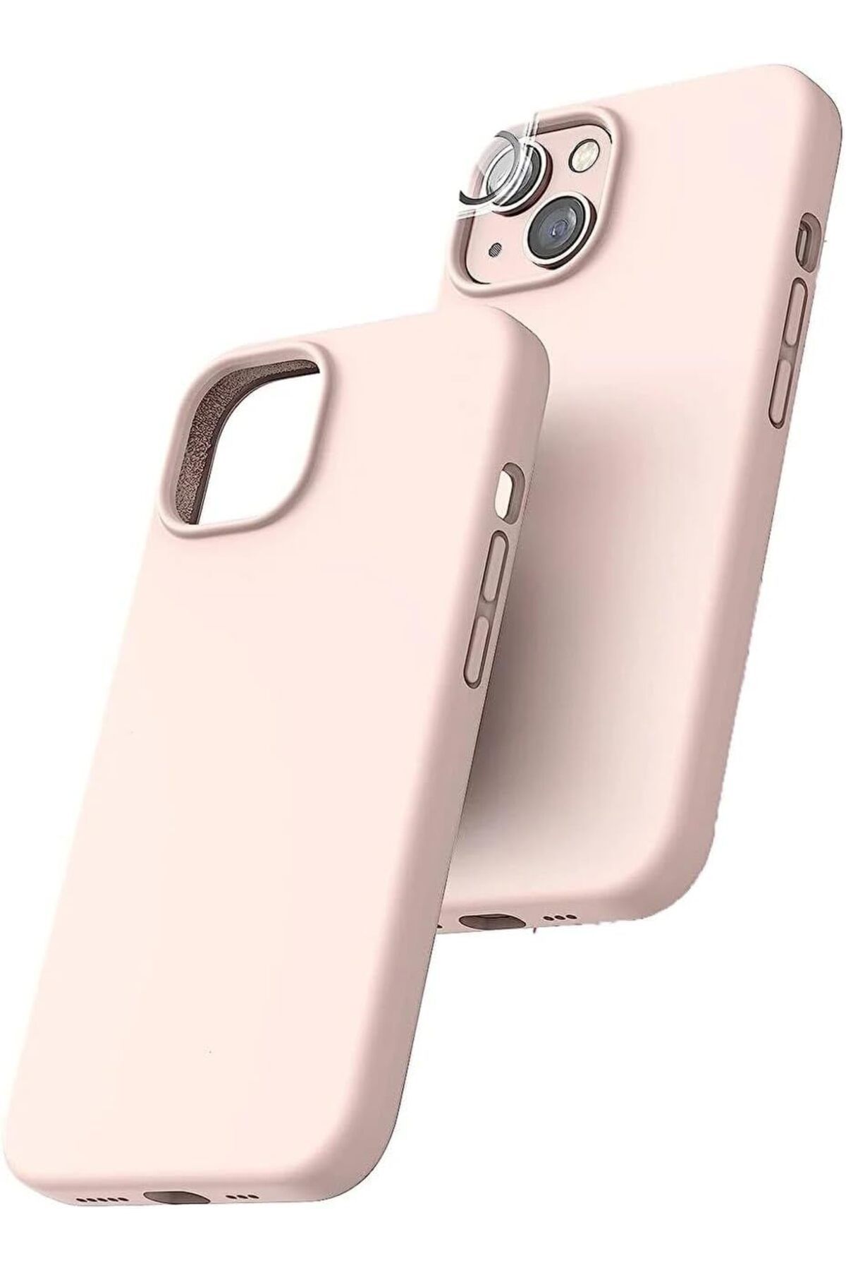 STOREMAX ELZ GİYİM & AKSESUAR İphone 14 (6.1) inç İle Uyumlu içi Kadife Kaplama Gerçek Silinebilir