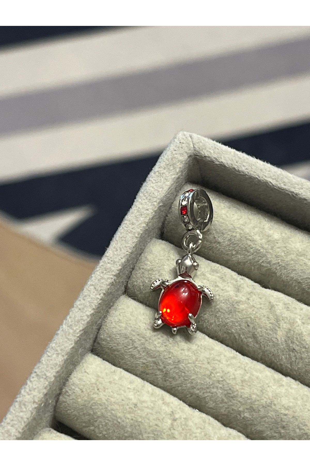 asaf Kırmızı kaplumbağa charm | asafaccessory