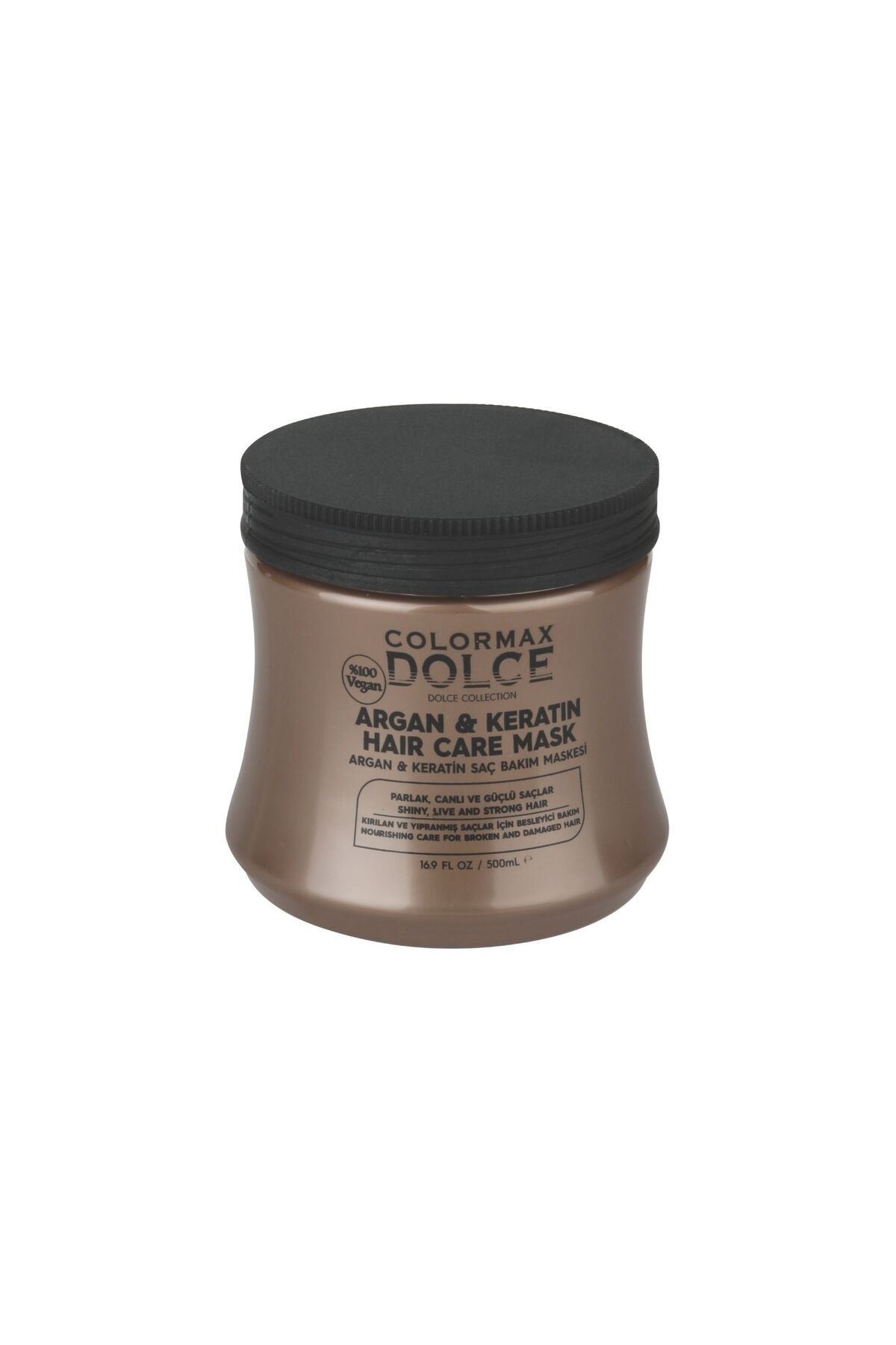 COLORMAX DOLCE NEW Series Argan ve Keratinli Vegan Saç Maskesi 500 ML 1 Adet