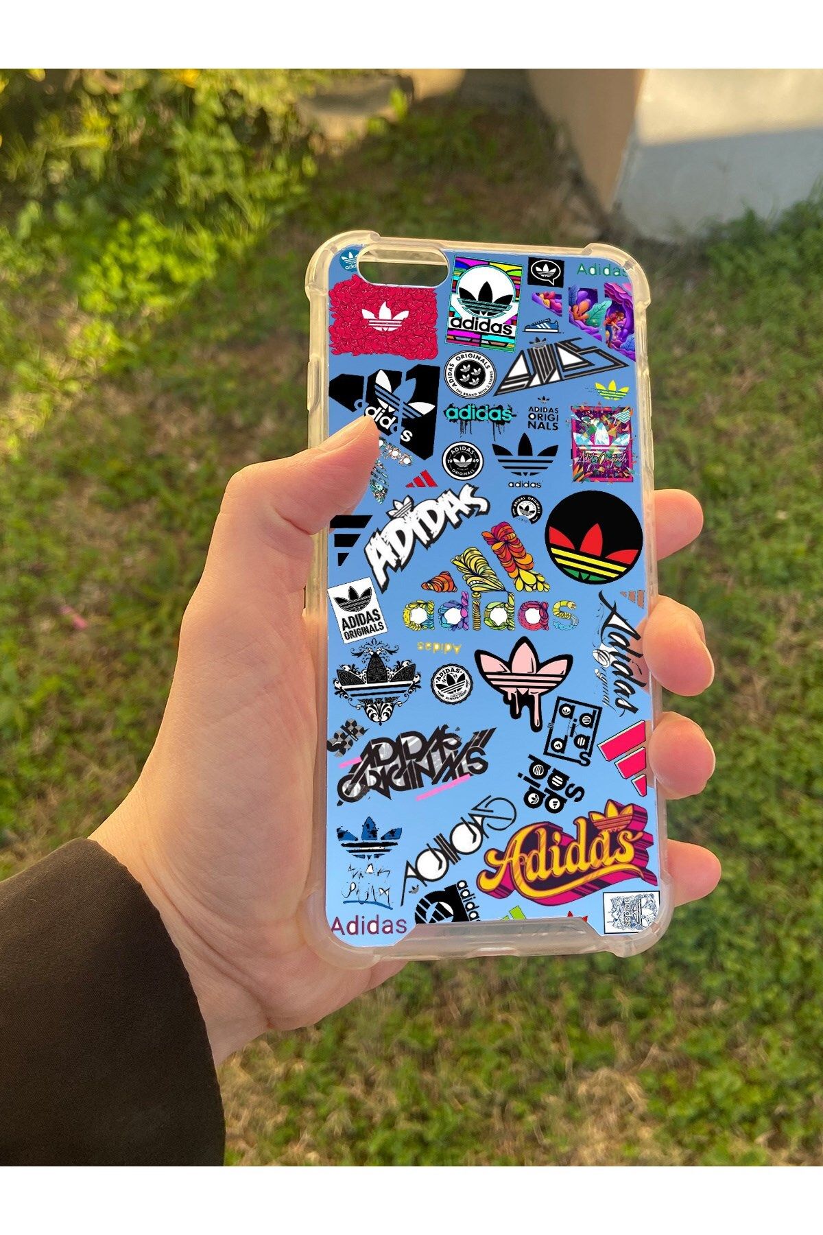 MBB ETİCARET İphone 6 Plus Uyumlu Aynalı Desenli Darbe Kamera Korumalı Silikon Telefon Kılıfı