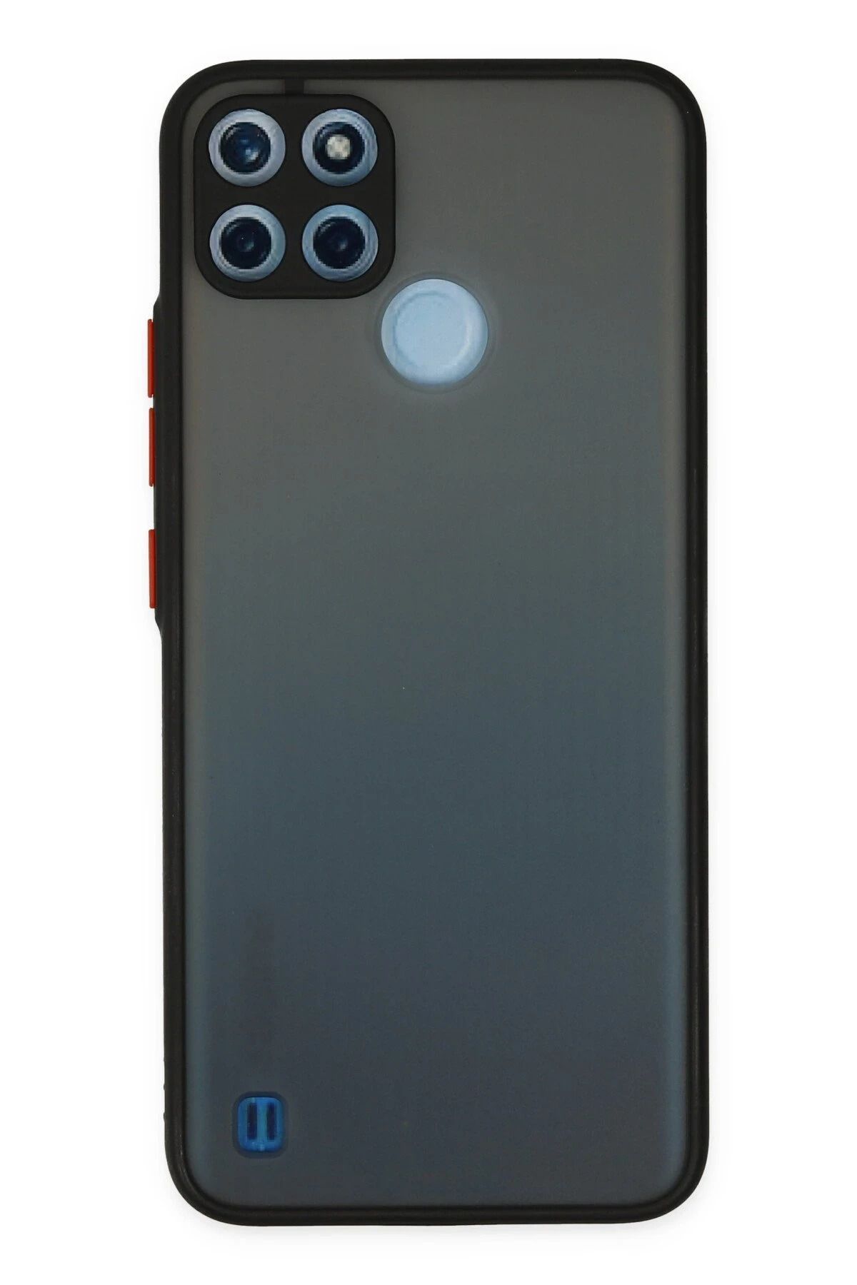 NewFace Realme C21Y Kılıf Montreal Silikon Kapak - Siyah NRMSA
