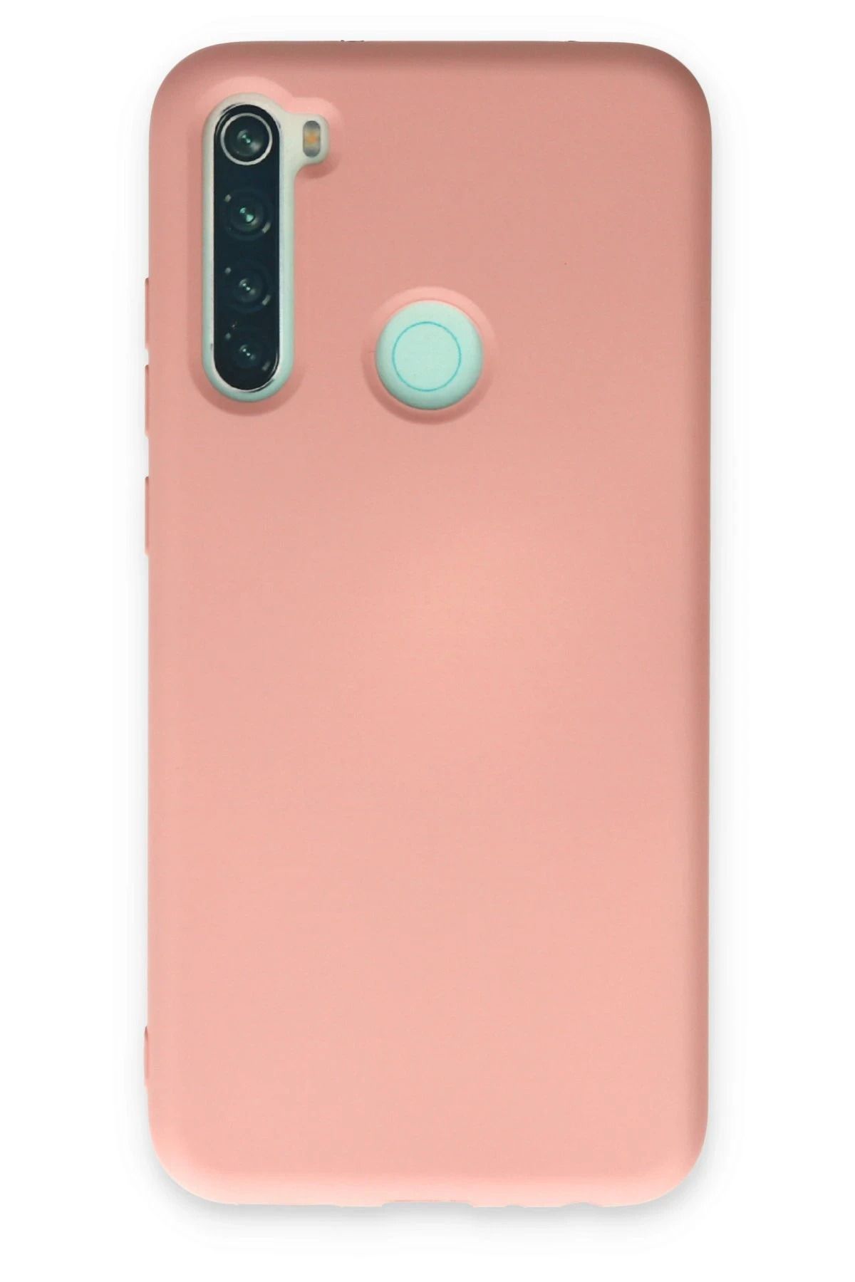NewFace Xiaomi Redmi Note 8uyumlu Kılıf Nano içi Kadife Silikon - Pudra INSLM