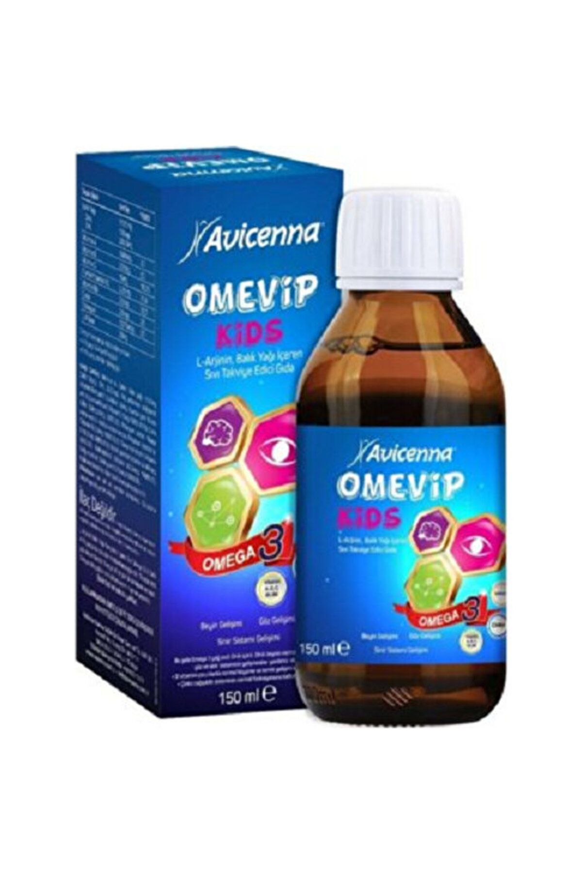 Avicenna Avıcenna Omevıp Kıds Omega3 Surup 150Ml