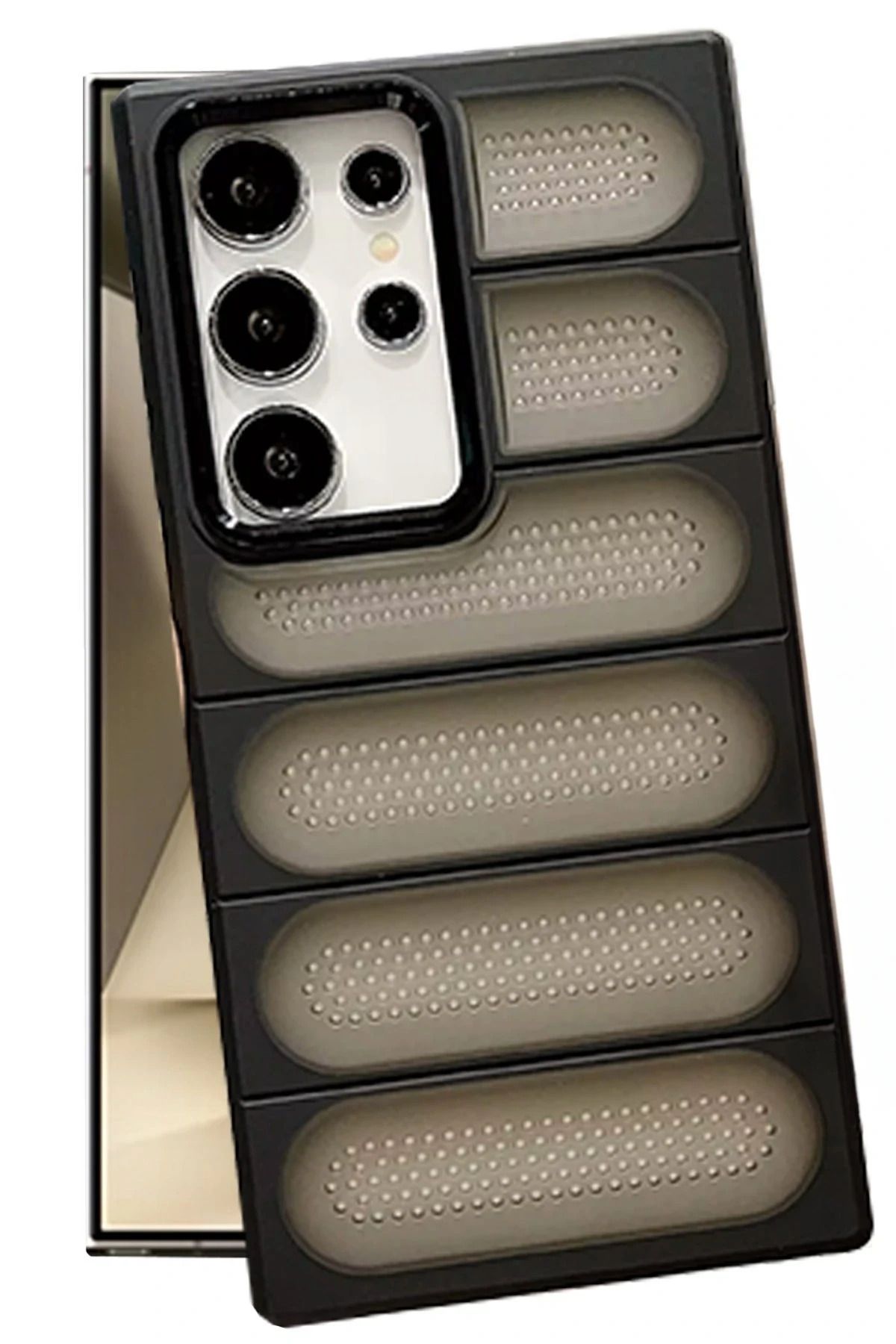 NewFace Samsung Galaxy S24 Ultra Kılıf Airmax Silikon Kapak - Siyah HNZRN