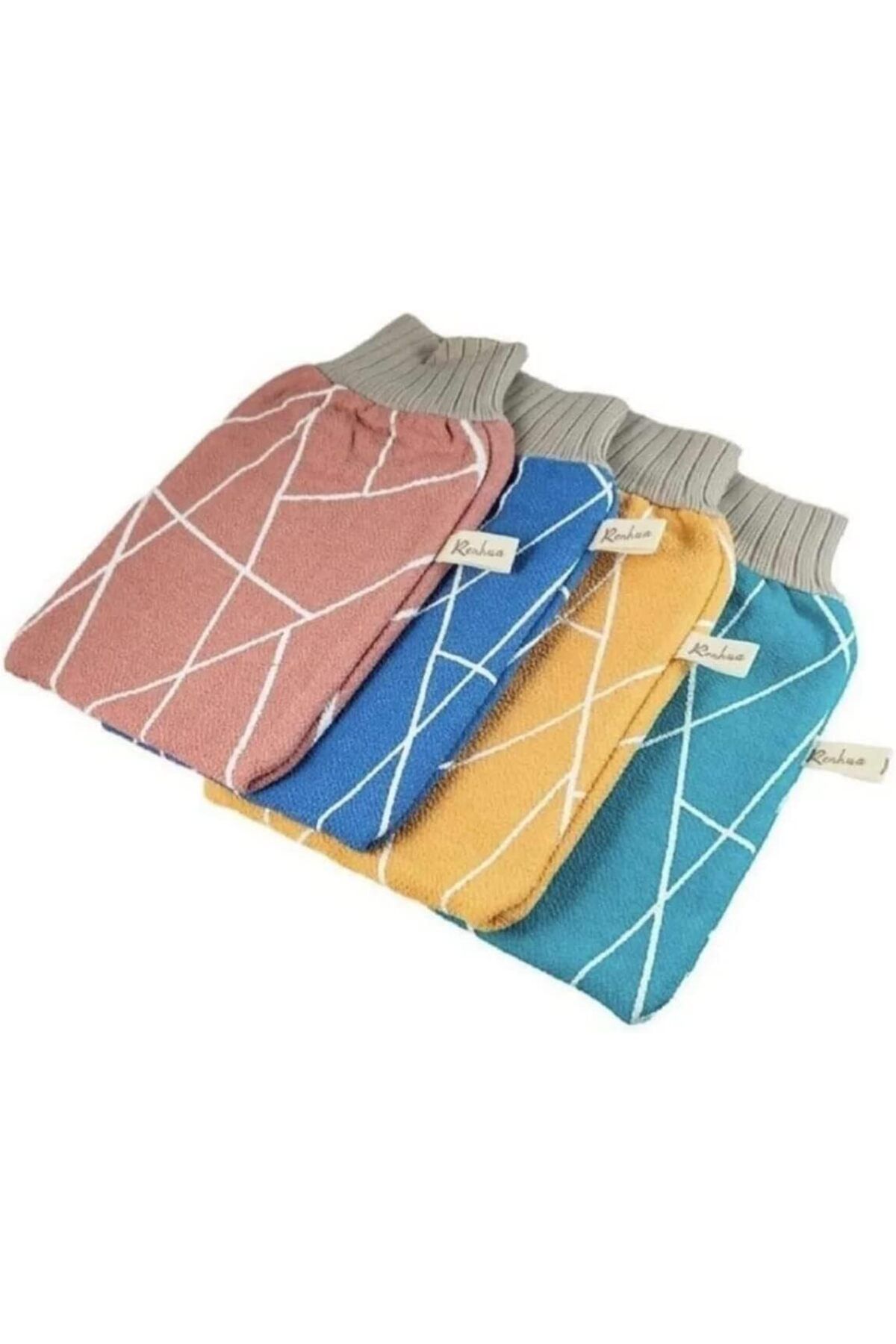 LUXE 2 ADET Mikrofiber Banyo Kesesi ve Lifi - Dışı Kese içi Lif - 2 Adet Yeni Nesil Mikrofiber HAMAM