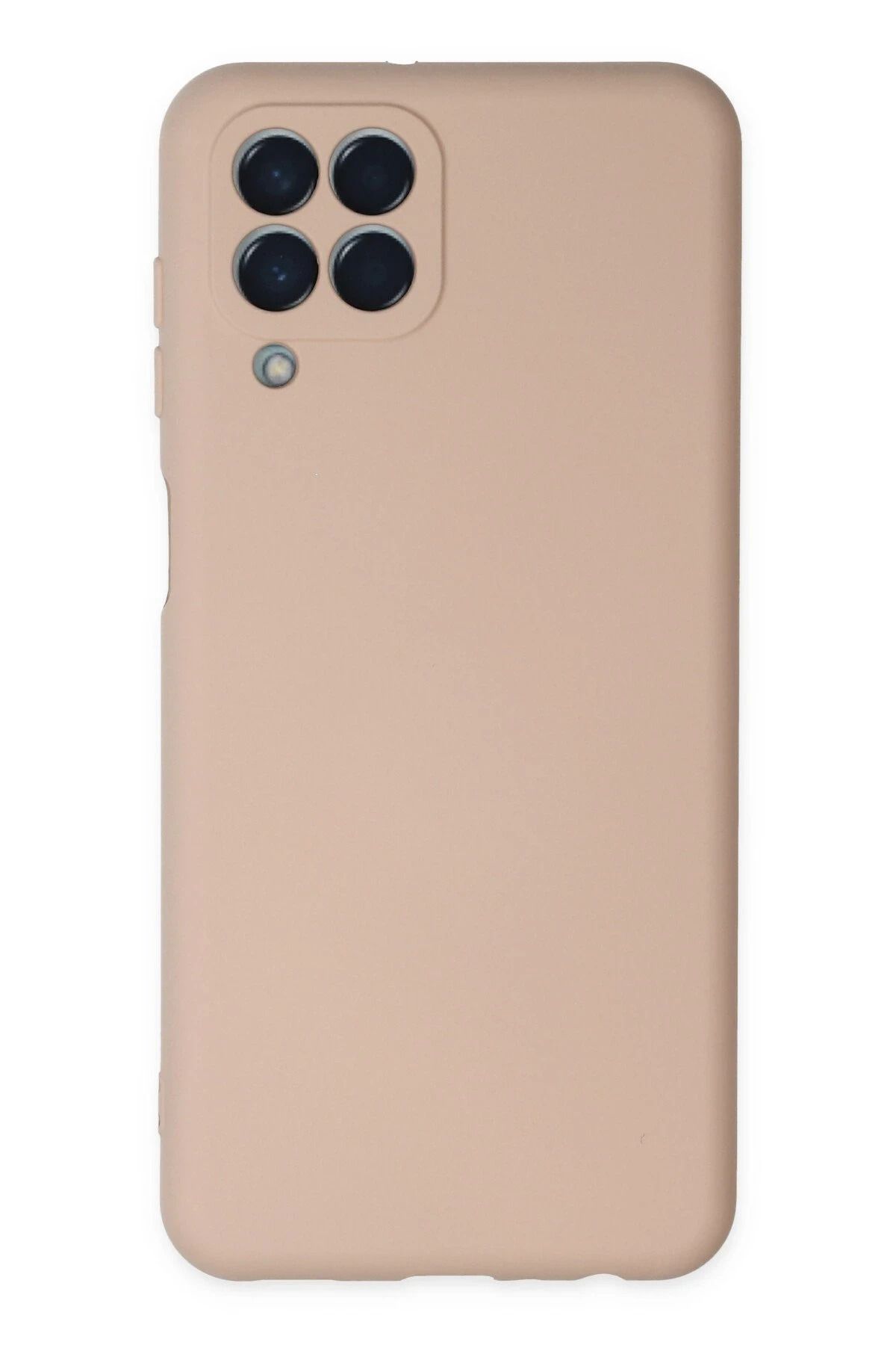 NewFace Galaxy M33 Uyumlu Kılıf Nano içi Kadife Silikon - Pudra INSLM