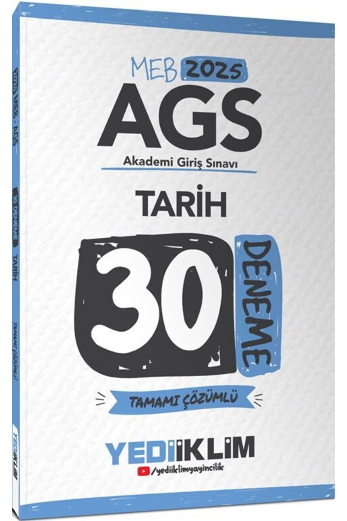 Yediiklim Yayınları Yediiklim Yayınları 2025 MEB AGS Tarih Tamamı Çözümlü 30 Deneme