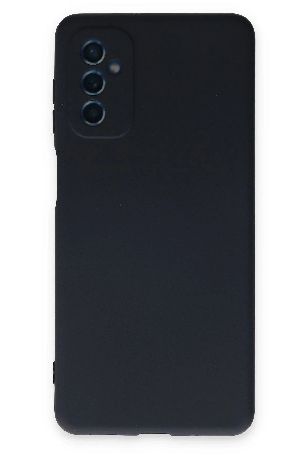 NewFace Galaxy M52 5G Kılıf uyumlu  Nano içi Kadife Silikon - Lacivert BSTMY
