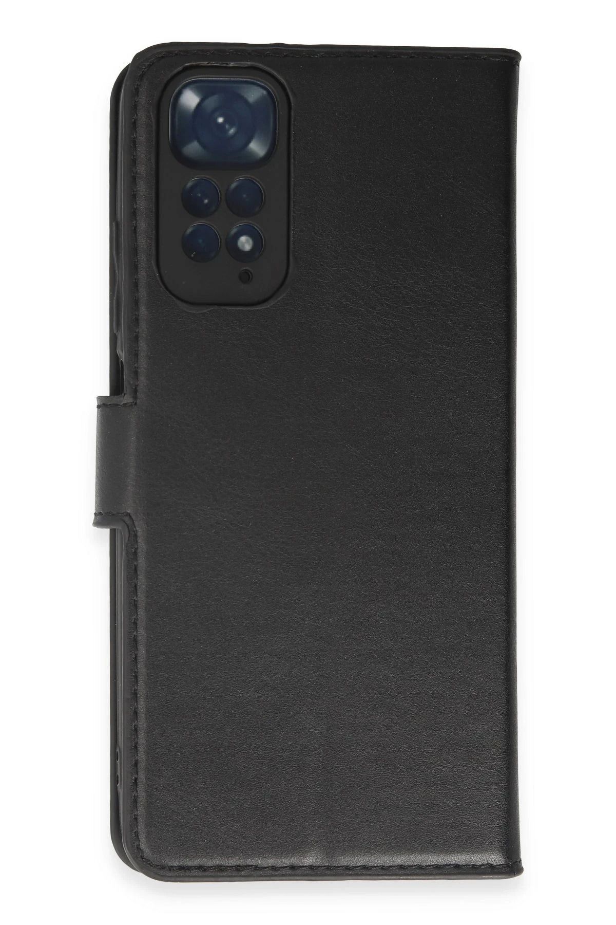 NewFace Xiaomi Redmi Note 11 Pro Kılıf Trend S Plus Kapaklı Kılıf - Siyah FERRG