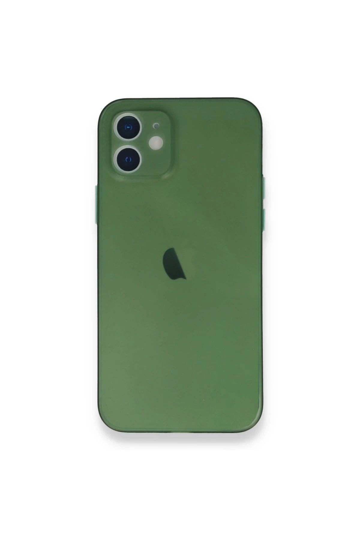 NewFace iPhone 12 Mini Kılıf PP Ultra İnce Kapak - Yeşil JOJUA