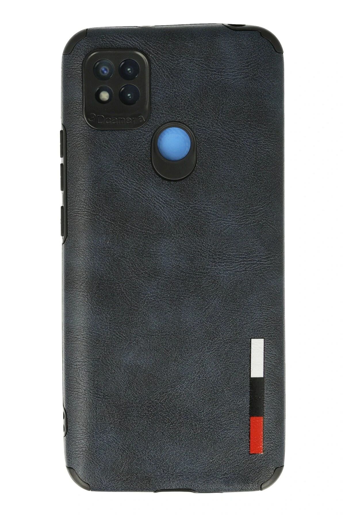NewFace Xiaomi Redmi 9C Kılıf Loop Deri Silikon - Lacivert JOJUA