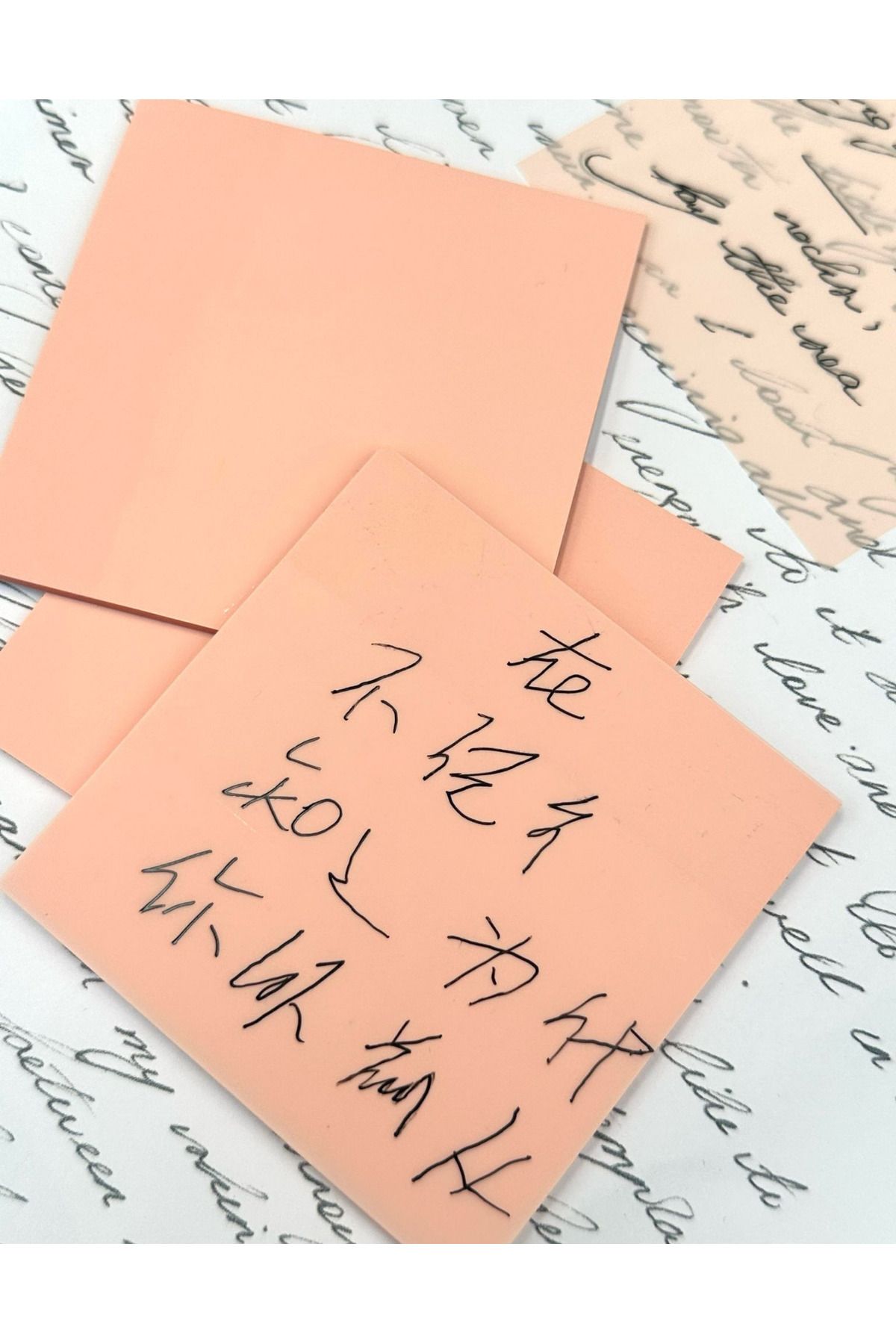 ZeCo Collection-Soft Orange Transparent / Transparent Sticky Note / Sticky Note / Sticker / Bullet Journal 4