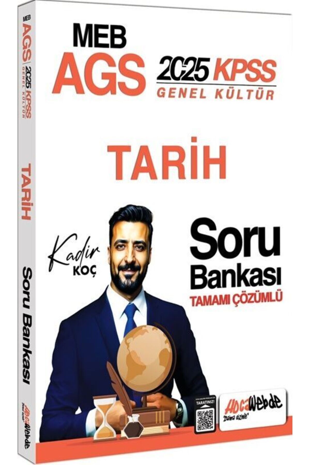 Hocawebde Yayınları HocaWebde Yayınları 2025 MEB AGS KPSS Tarih Tamamı Çözümlü Soru Bankası