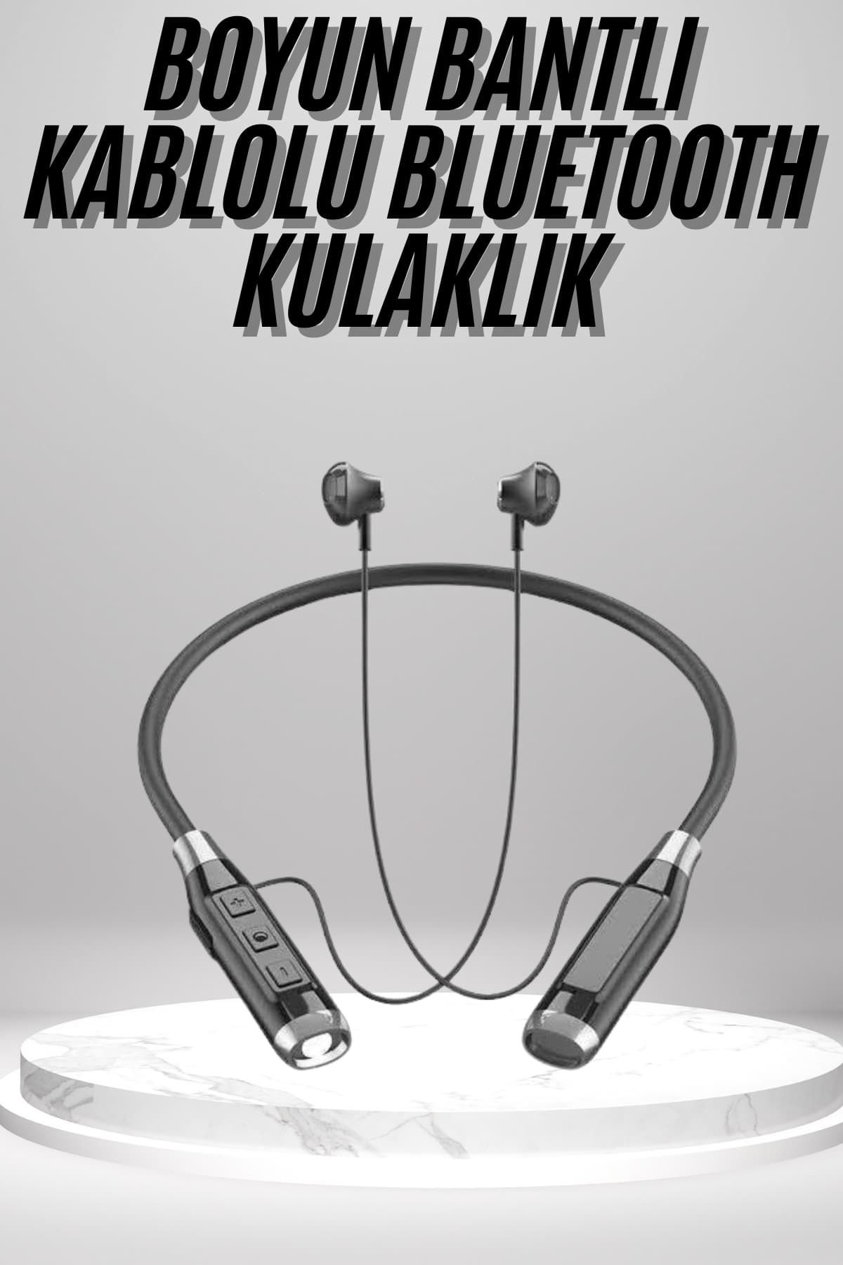 ASTRALTECH Boyun Bantlı Kulak İçi Kablolu Yüksek Ses Kaliteli Bluetooth Kulaklık