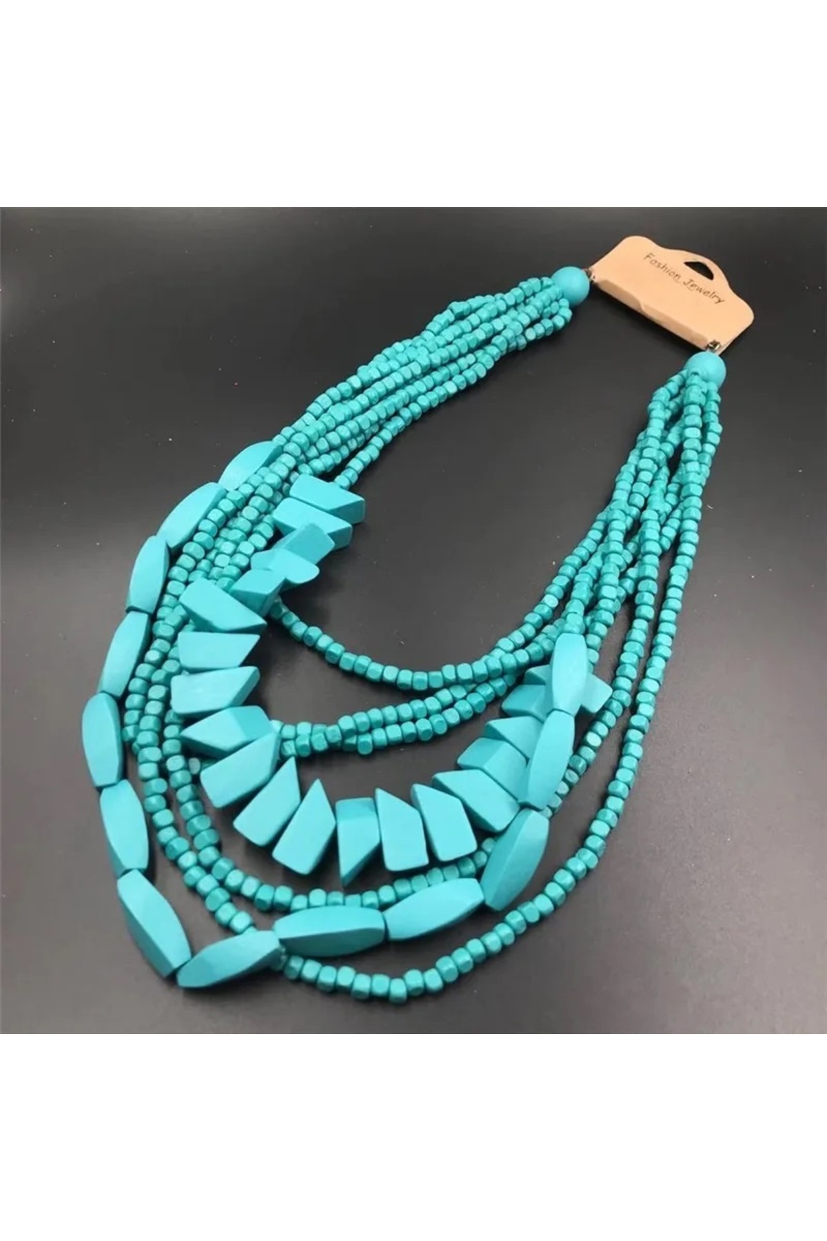 SIC MODA-Sic Moda Bead Necklace 6038B 5