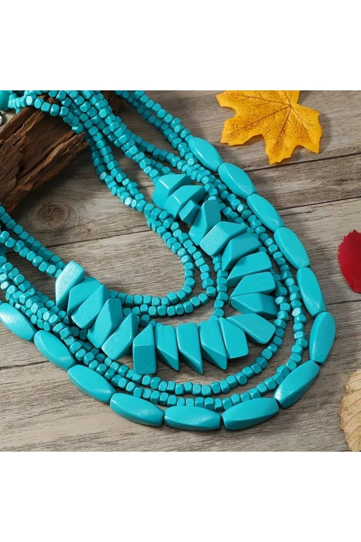 SIC MODA-Sic Moda Bead Necklace 6038B 7
