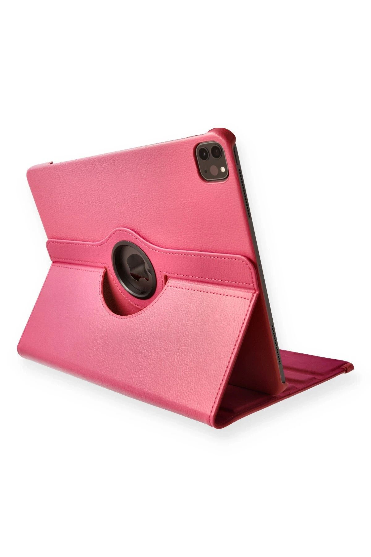 NewFace iPad Pro 11 (2020) Kılıf 360 Tablet Deri Kılıf - Pembe JOJUA
