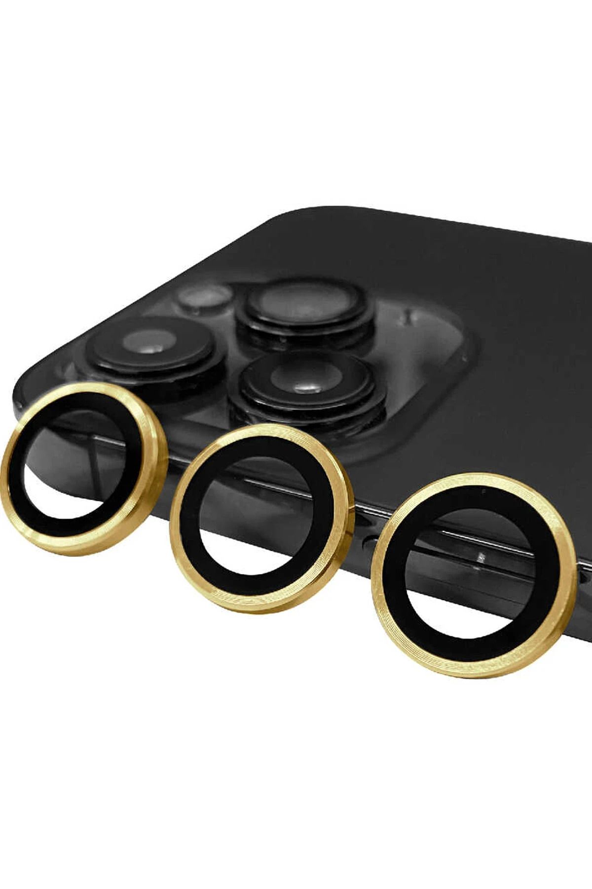 NewFace iPhone 14 Pro Max Raze Metal Kamera Lens - Gold YNSMR