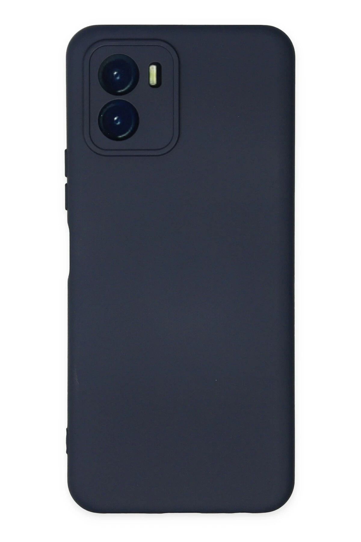 NewFace Vivo Y15S Kılıf Nano içi Kadife Silikon - Lacivert JOJUA