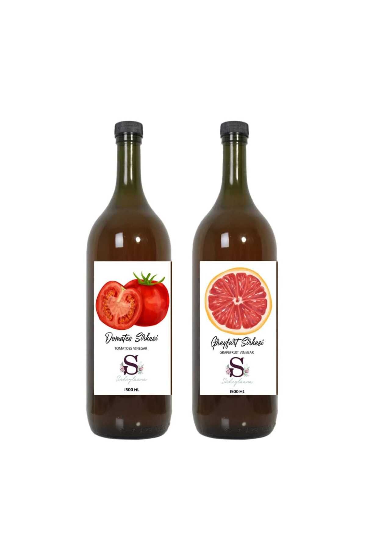 Süheylaana Doğal Domates Sirkesi 1500 Ml - Doğal Greyfurt Sirkesi 1500 Ml